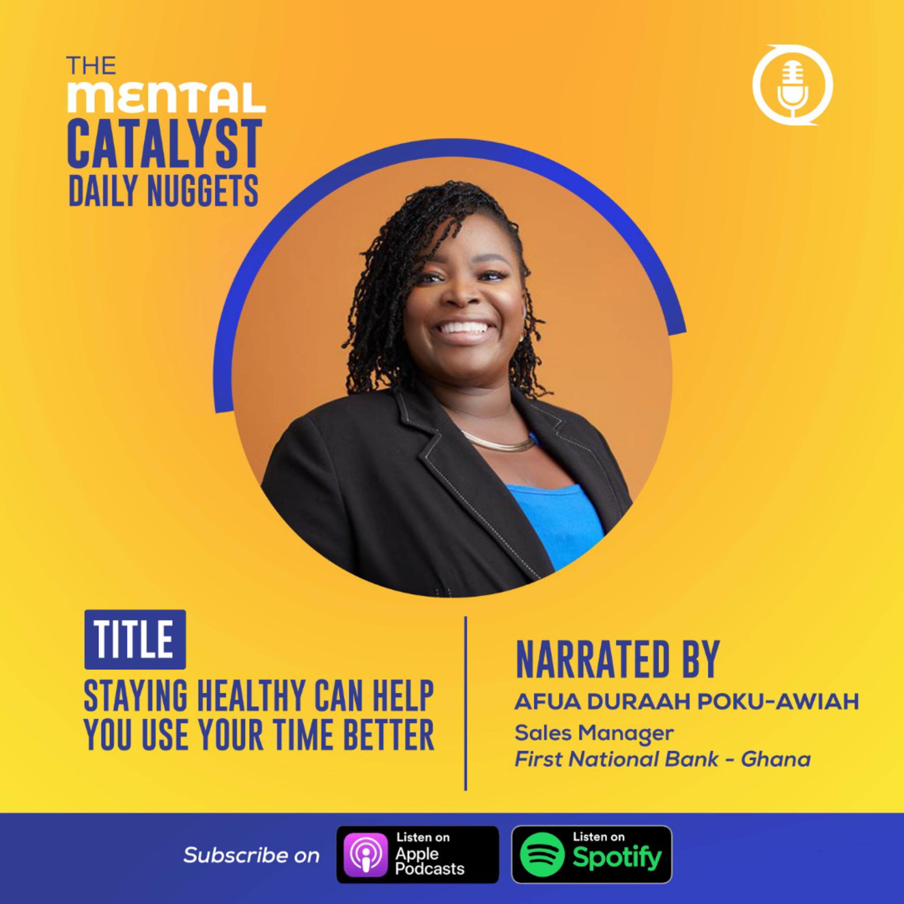 TMC Daily Nugget: Staying healthy can help you use your time better episode artwork