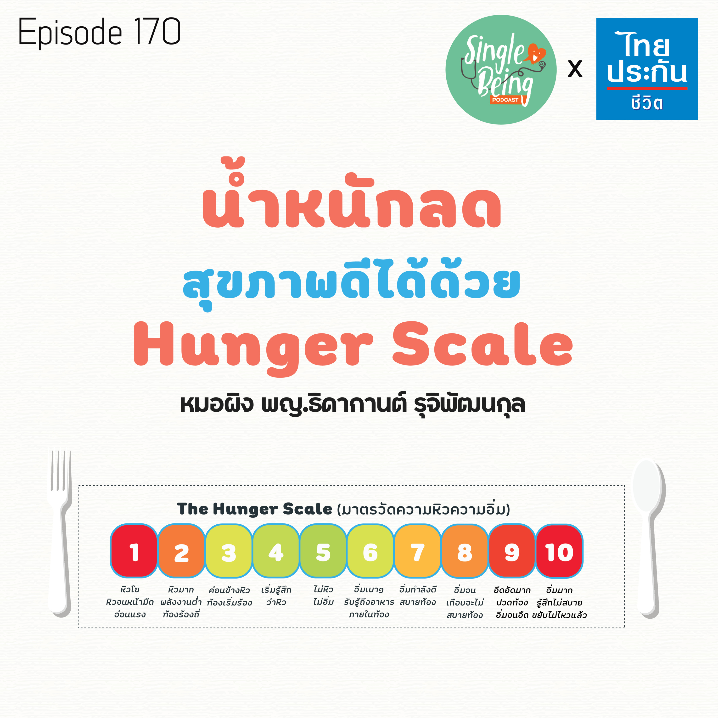 Single Being EP.170 น้ำหนักลด สุขภาพดีได้ด้วย Hunger Scale episode artwork