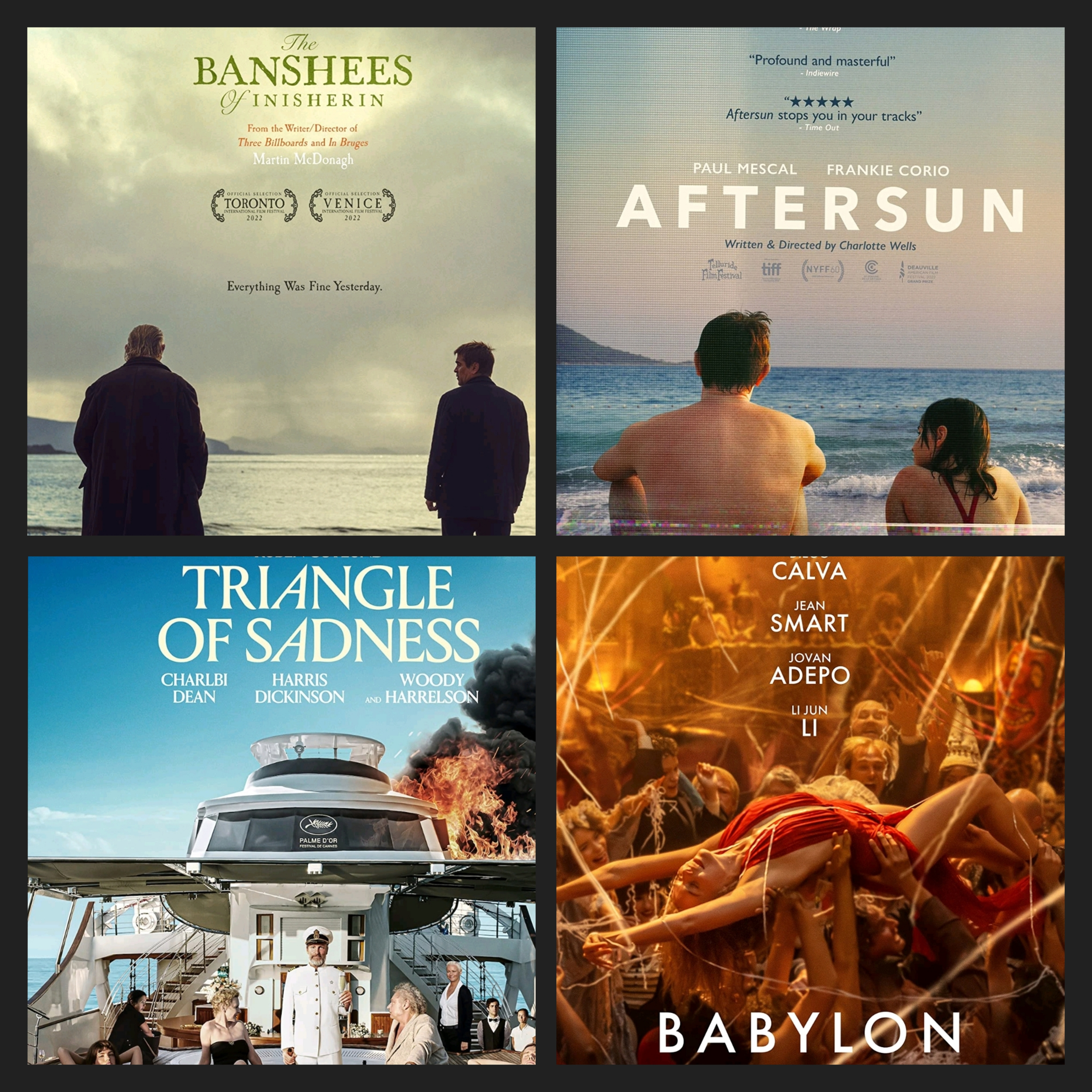 #79 - Oscars 2023: Os Espíritos de Inisherin; Aftersun; O Triângulo da Tristeza; Babylon episode artwork