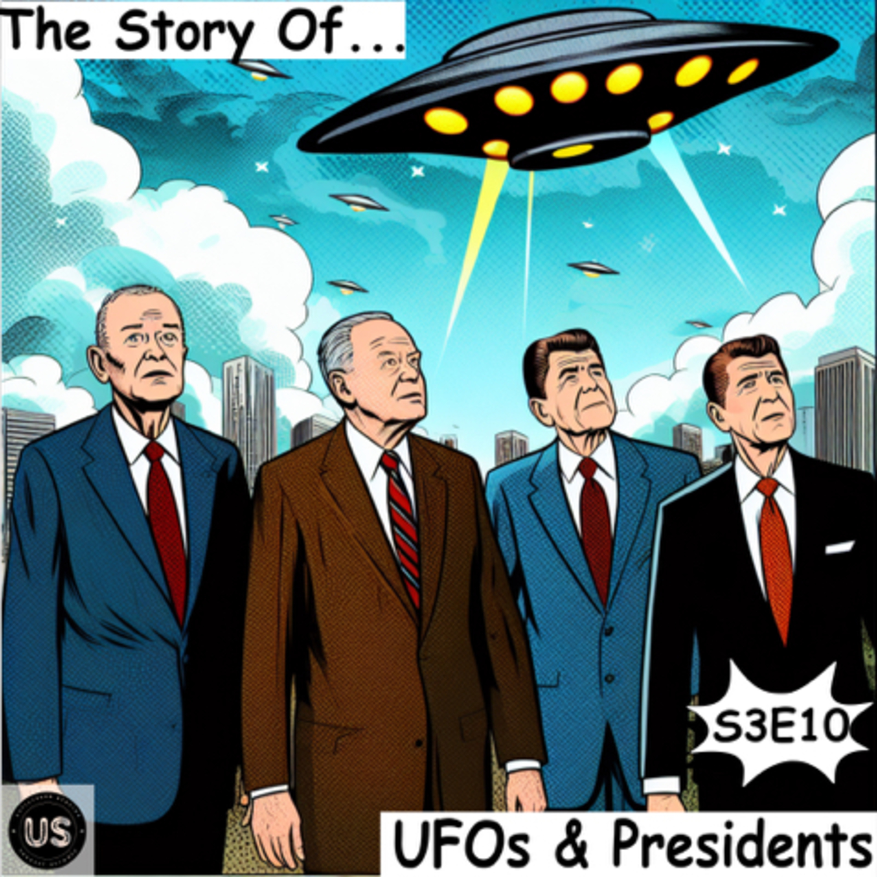 S3 E10: UFO's & Presidents episode artwork