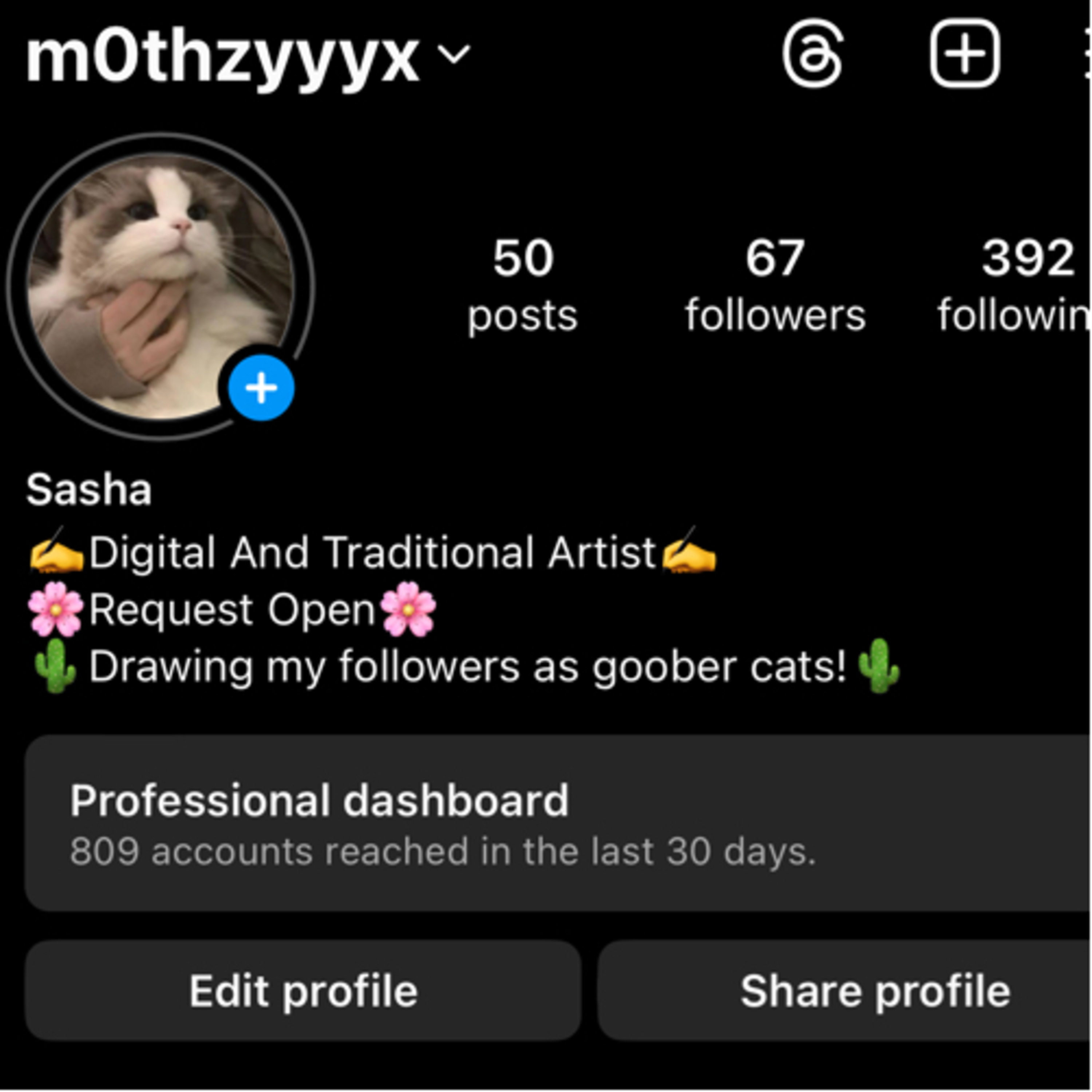 My instagram account  episode artwork