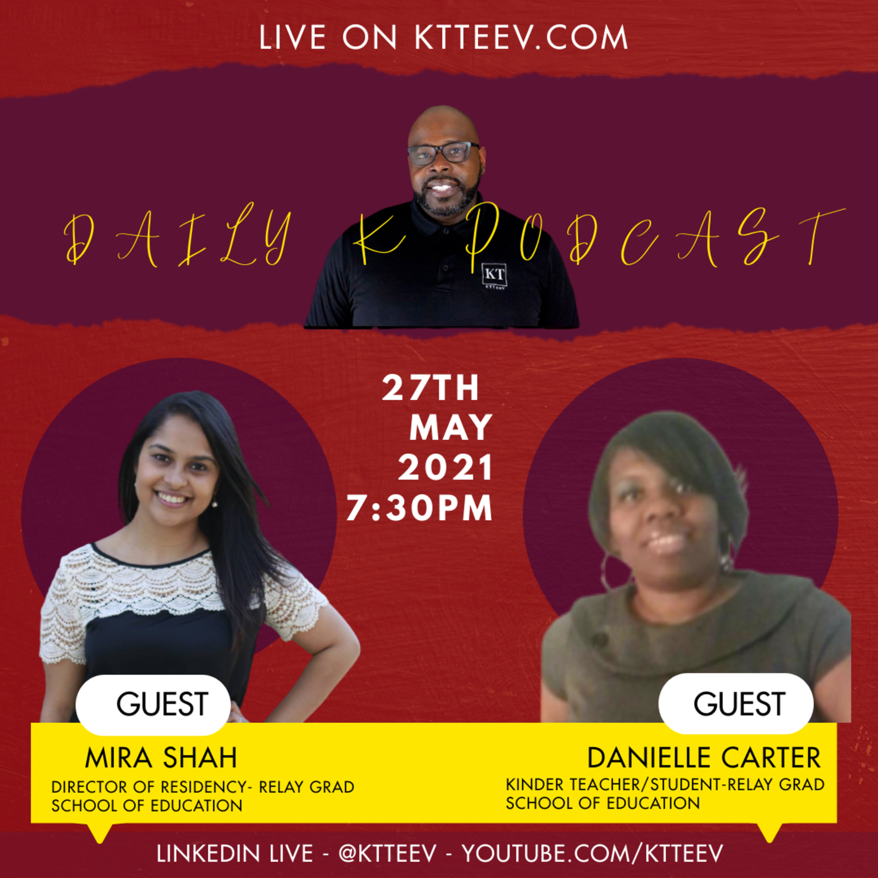 The Path to Teacher Certification | Daily K Podcast Live | Relay Grad School of Education episode artwork