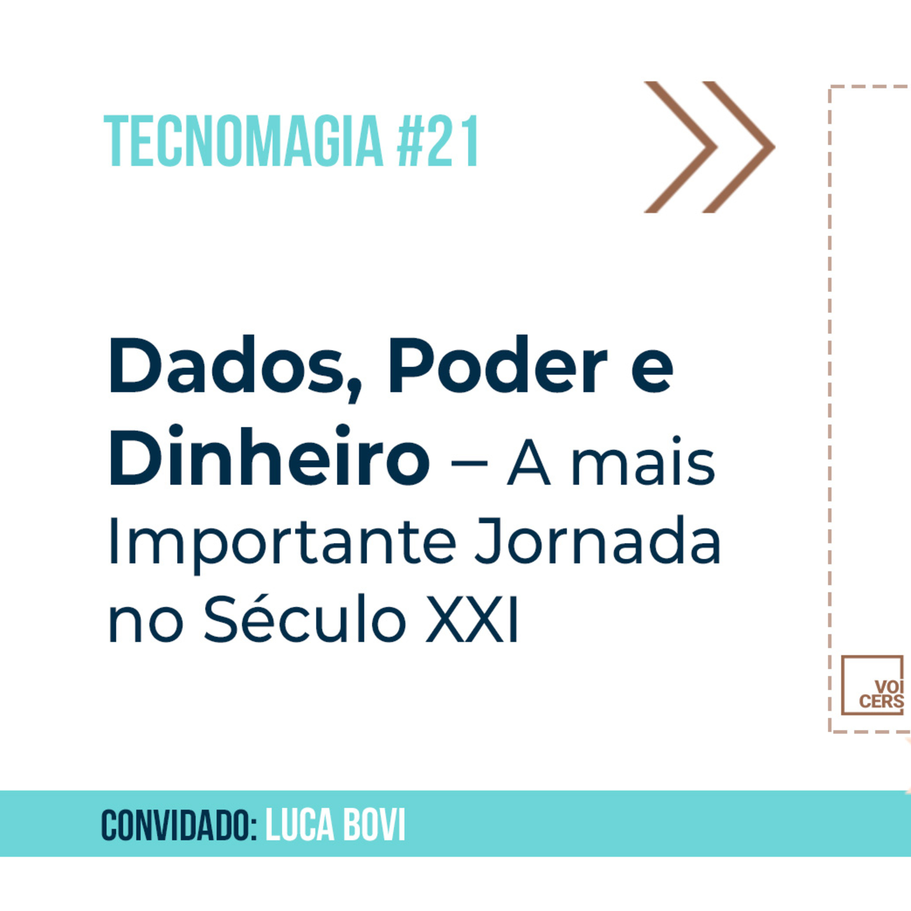 Dados, Poder e Dinheiro – A Mais Importante Jornada no Século XXI // Tecnomagia #21 episode artwork