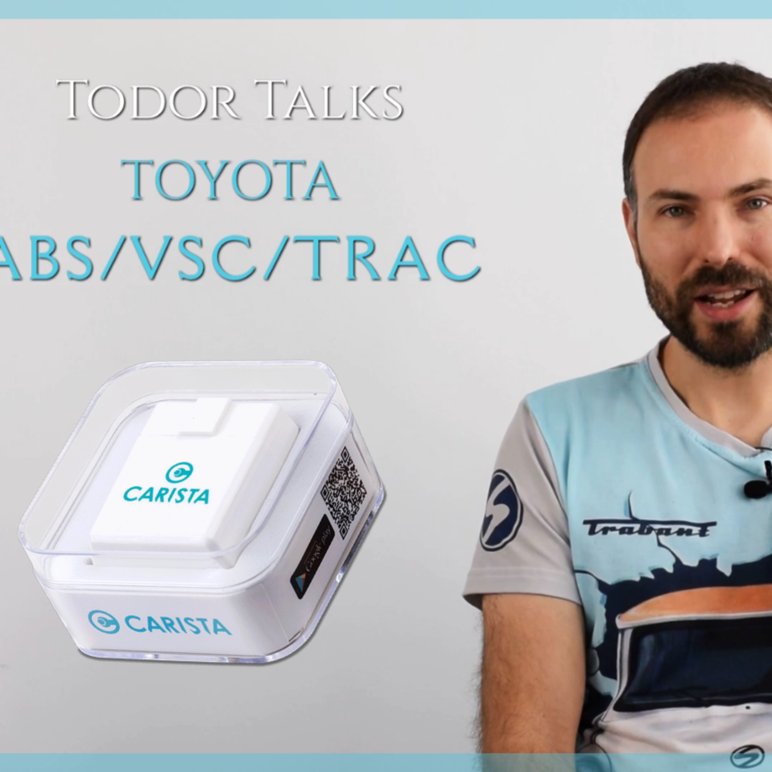 Carista Car Stories: Todor talks about ABS/VSC/TRAC inspection mode for Toyota