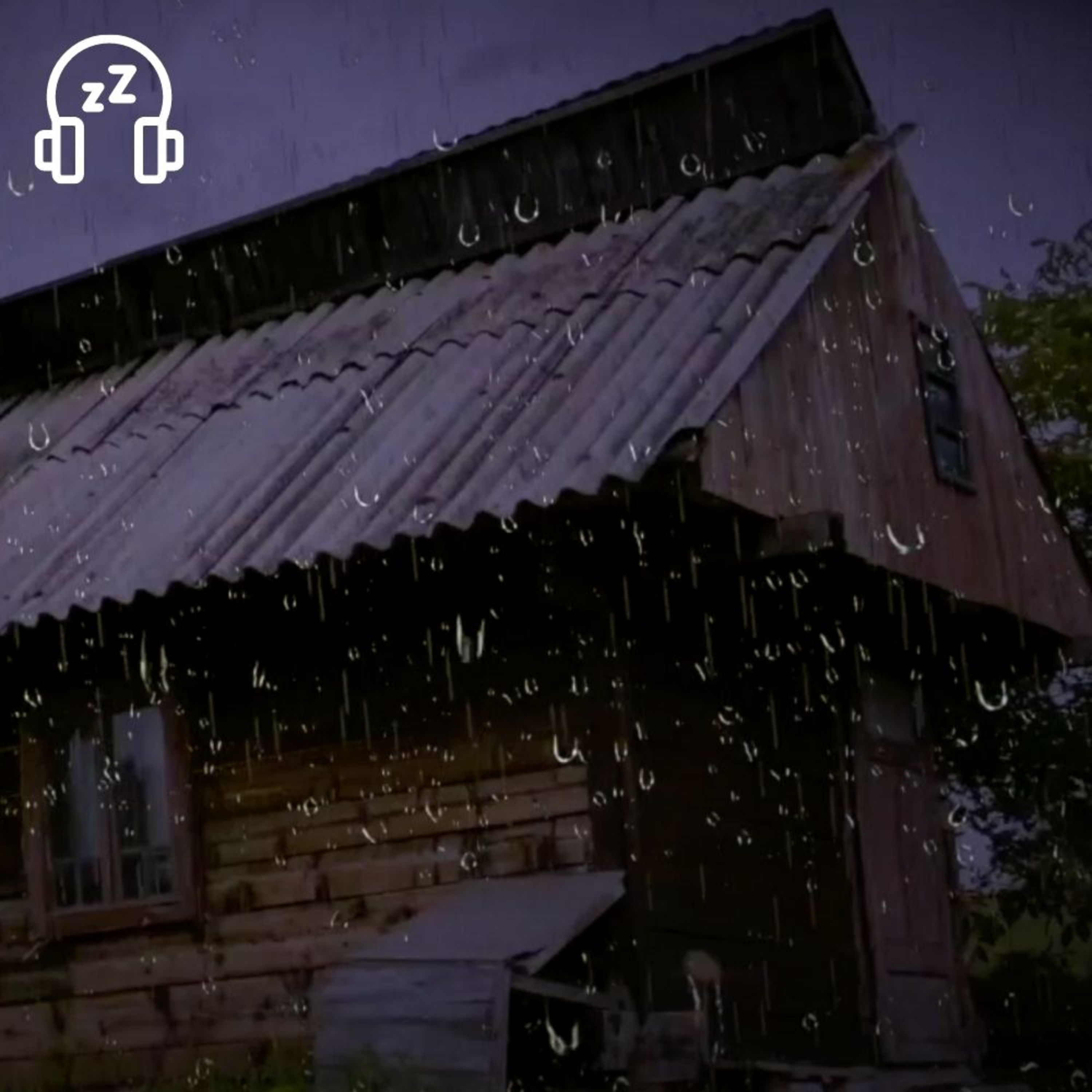 Rain on Tin Roof with Thunder Sounds for Sleeping, Relaxing, Insomnia, Stress Relief, Anxiety, Reading or Study | Fall Asleep FAST to the Relaxing Sounds of Rain Falling on the Metal Roof Above