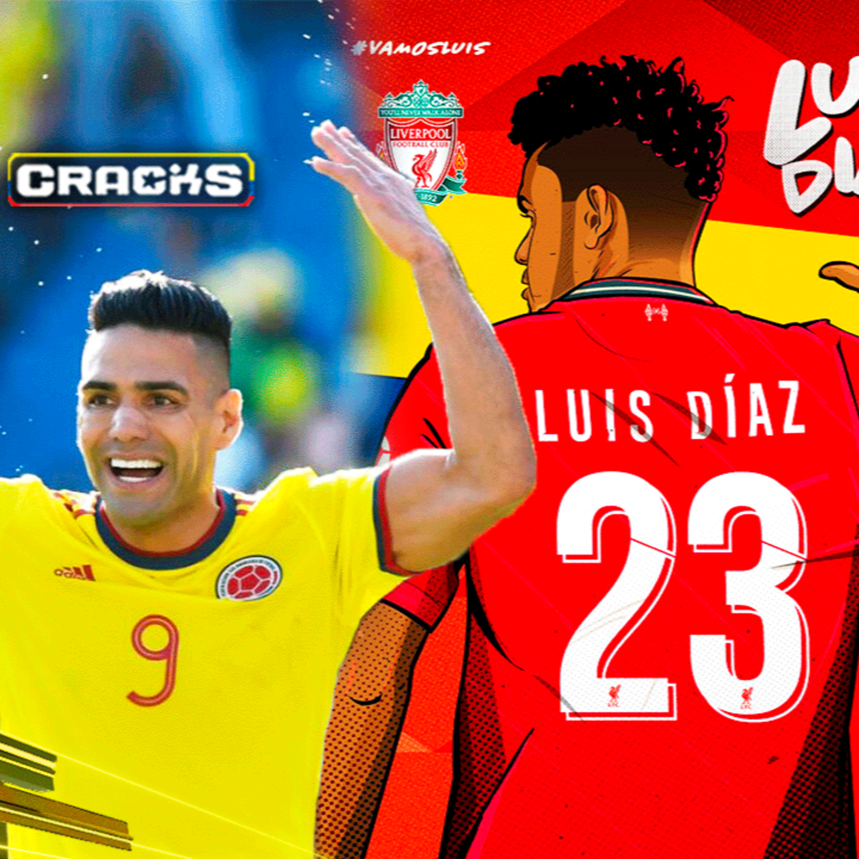 TODO SOBRE el FICHAJE de LUIS DIAZ por LIVERPOOL; KLOPP LO LLAMÓ | Cracks Colombia 30 Ene. episode artwork