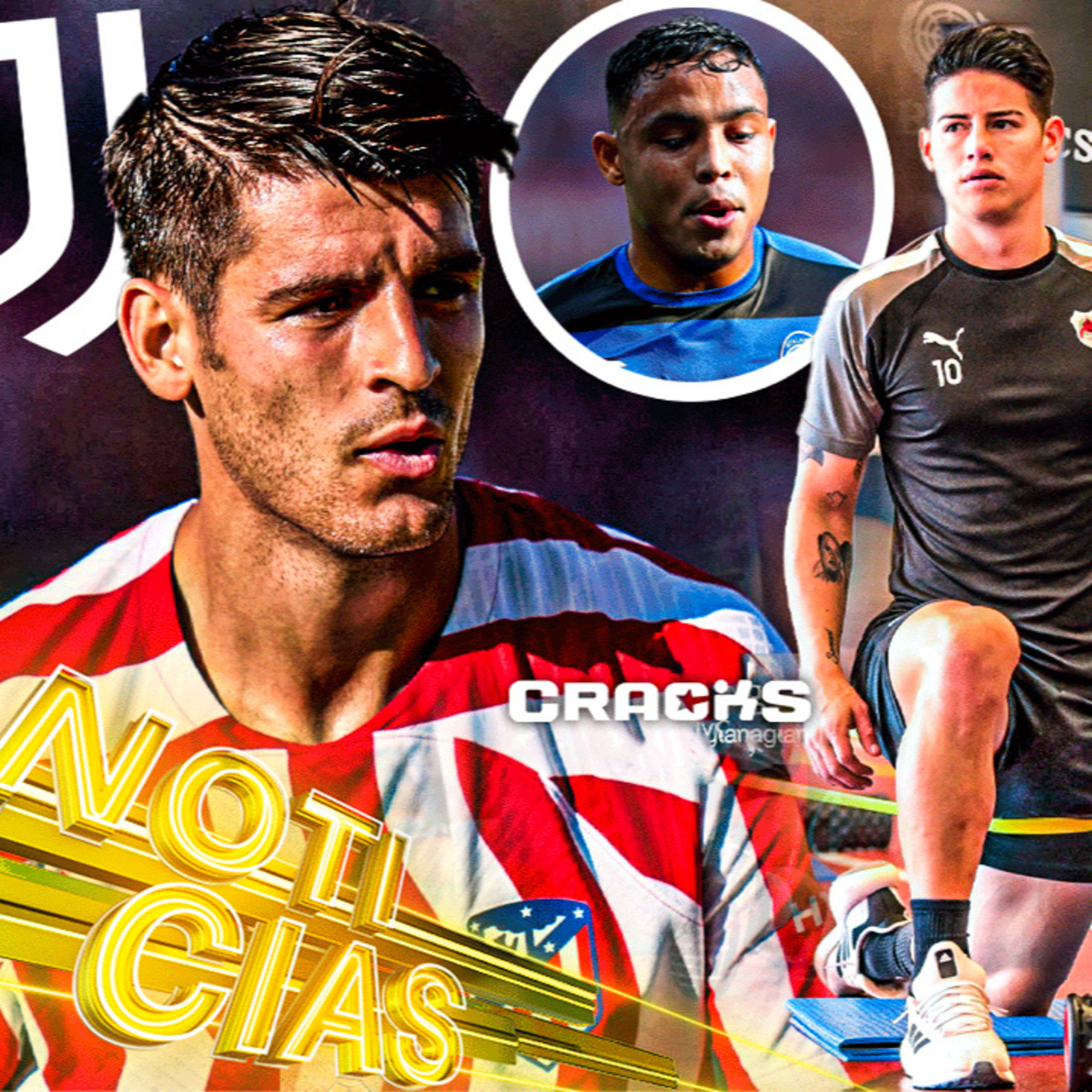 ¿JAMES RODRIGUEZ se vuelve a LESIONAR? | COMPARAN a LUIS MURIEL con MORATA | destacan a CARRASCAL | Cracks Colombia 3 Ago. episode artwork