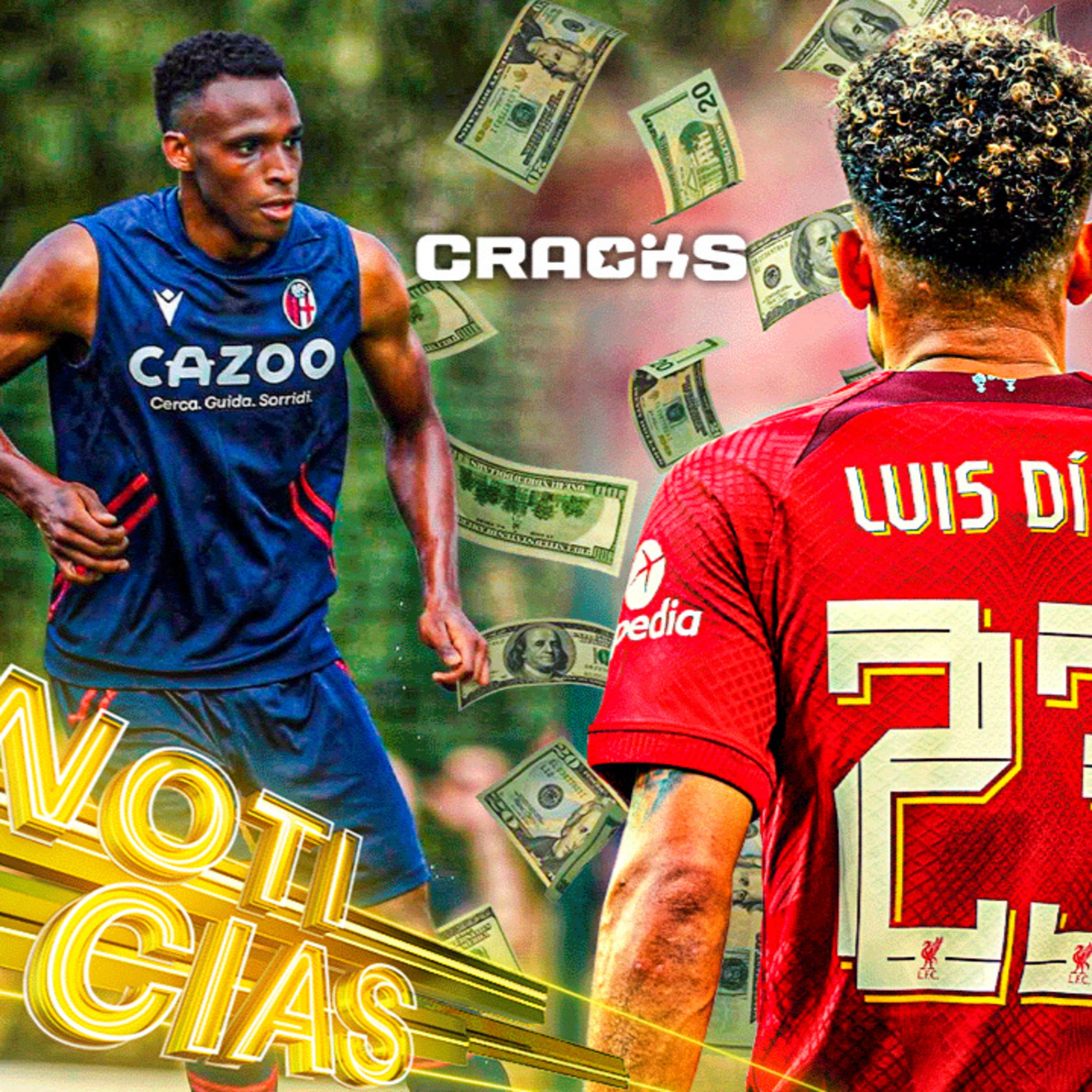 LUIS DÍAZ es el más CO$TO$O del LIVERPOOL | BRASILEÑAS hablan de LINDA CAICEDO | LUCUMÍ llega a ITALIA | Cracks Colombia 18 Ago. episode artwork