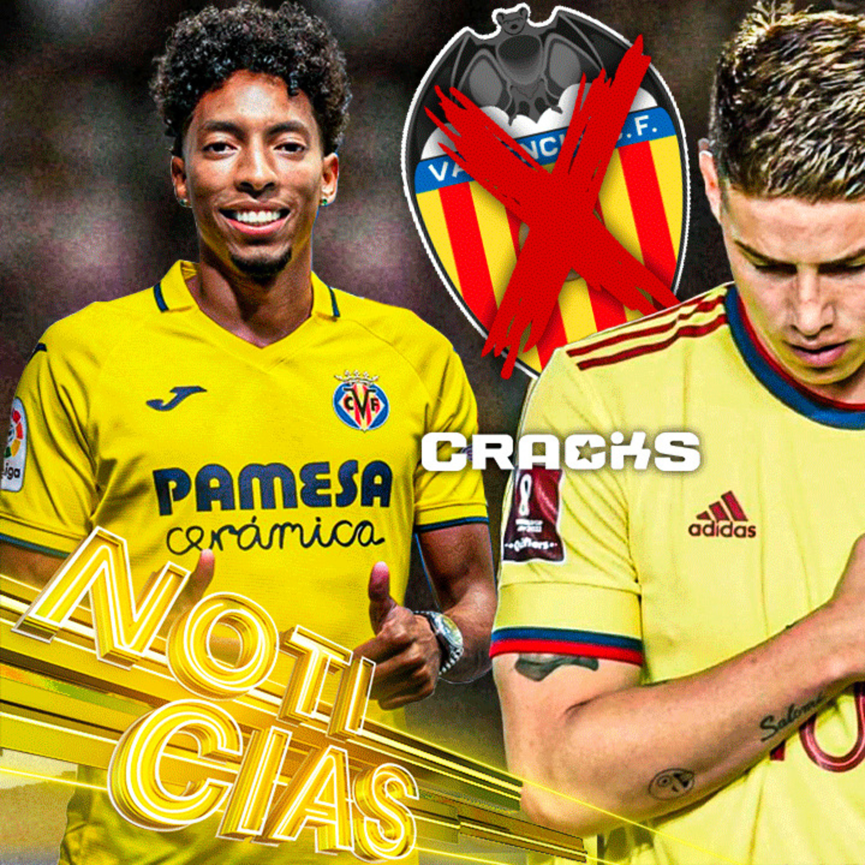 ¡JAMES SE QUEDA en QATAR! | MOJICA ficha por VILLAREAL | DUVÁN ZAPATA se LESIONA | FUENTES a ESPAÑA | Cracks Colombia 1 Sep. episode artwork