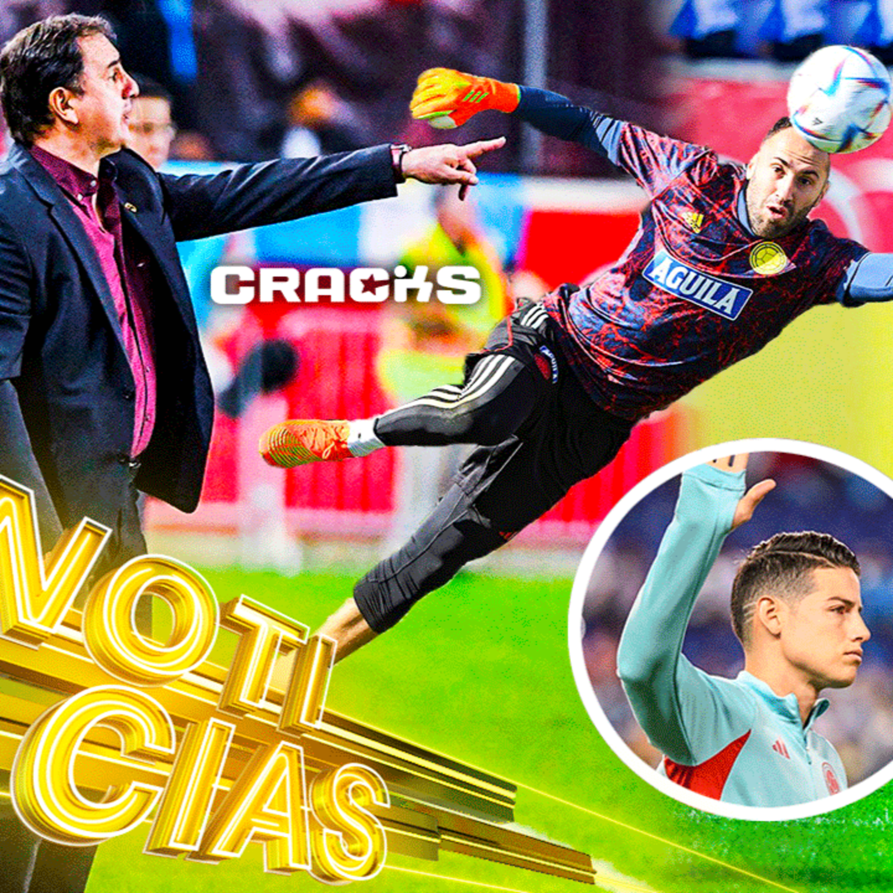 "JAMES me SORPRENDIÓ" NÉSTOR LORENZO | MENSAJE de OSPINA sobre el FUTURO de la SELECCIÓN | Cracks Colombia 25 Sep. episode artwork