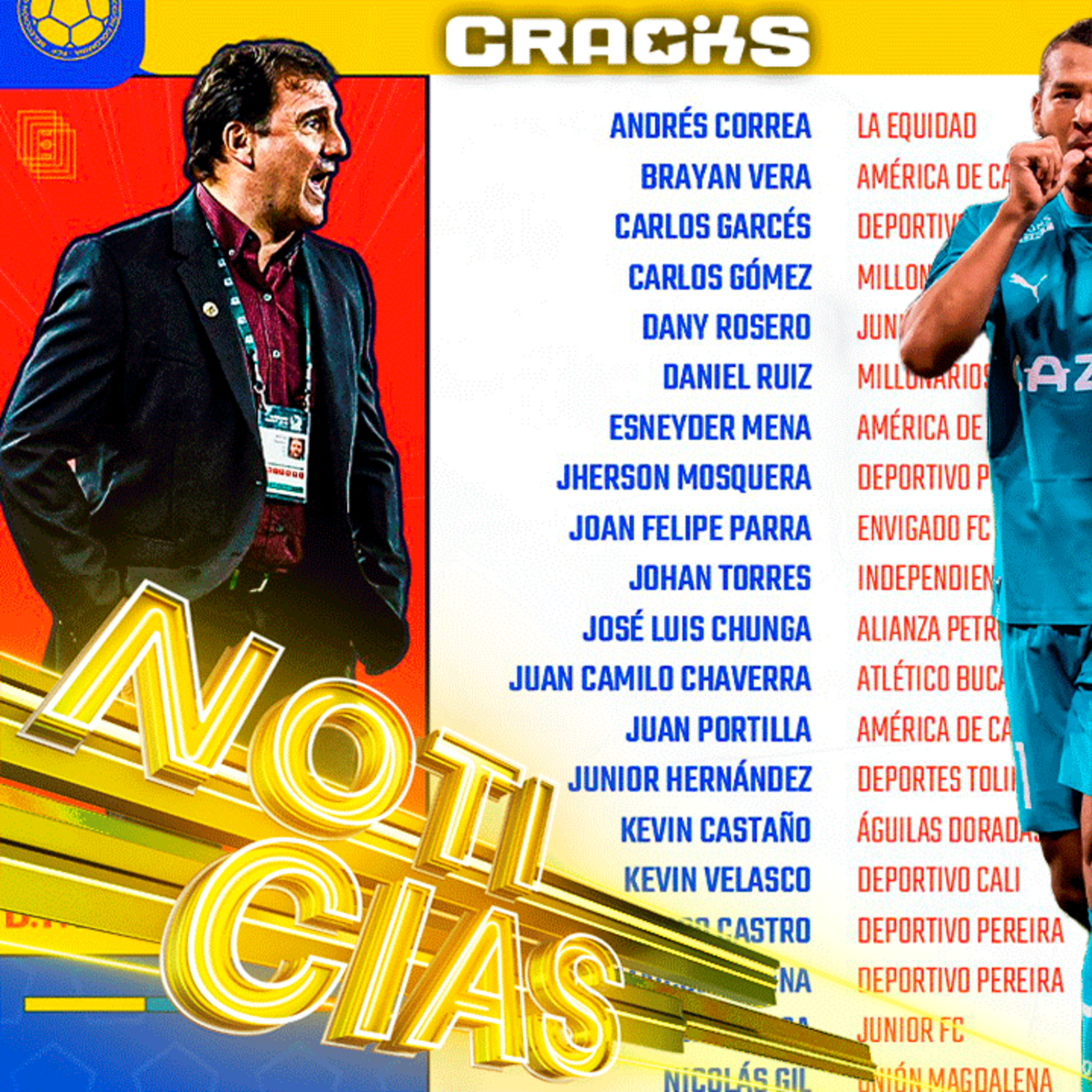 CONVOCADOS para SELECCIÓN; MICROCICLO | BARCELONA TAMBIEN QUIERE a RUIZ | GOL y ASISTENCIA de SUAREZ | Cracks Colombia 30 Sep. episode artwork