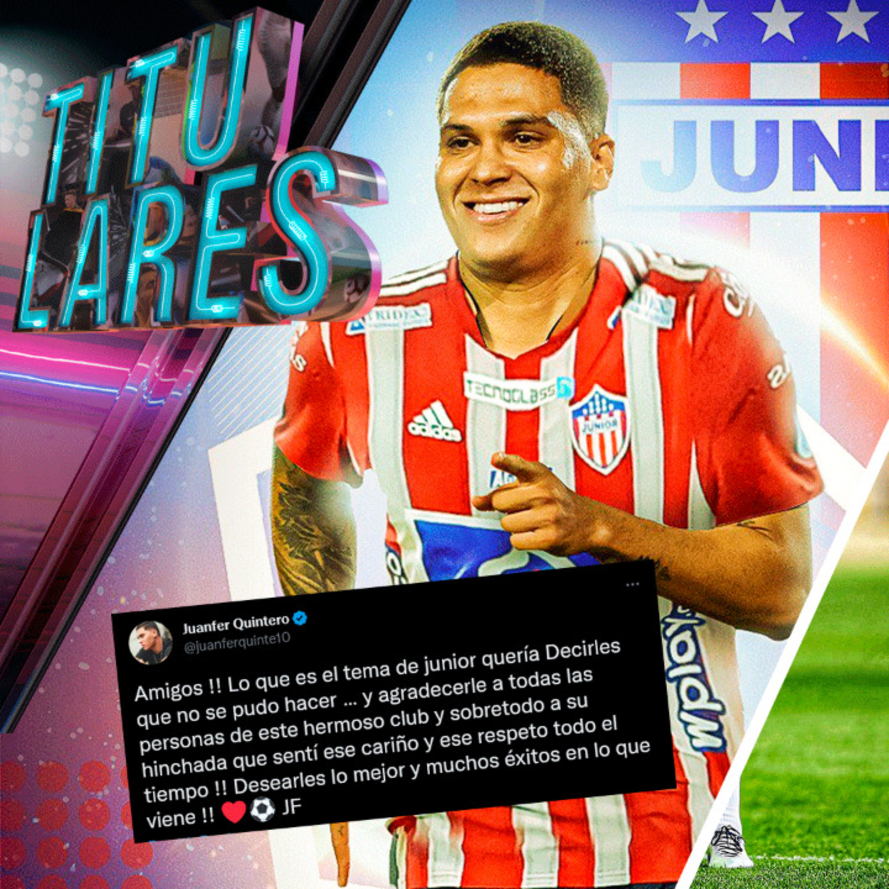 ULTIMO MINUTO: QUINTERO YA FICHÓ por JUNIOR y Rodallega NO llegará a AMÉRICA | EXPULSAN a MURILLO | Cracks Colombia Titulares 13 Ene. episode artwork