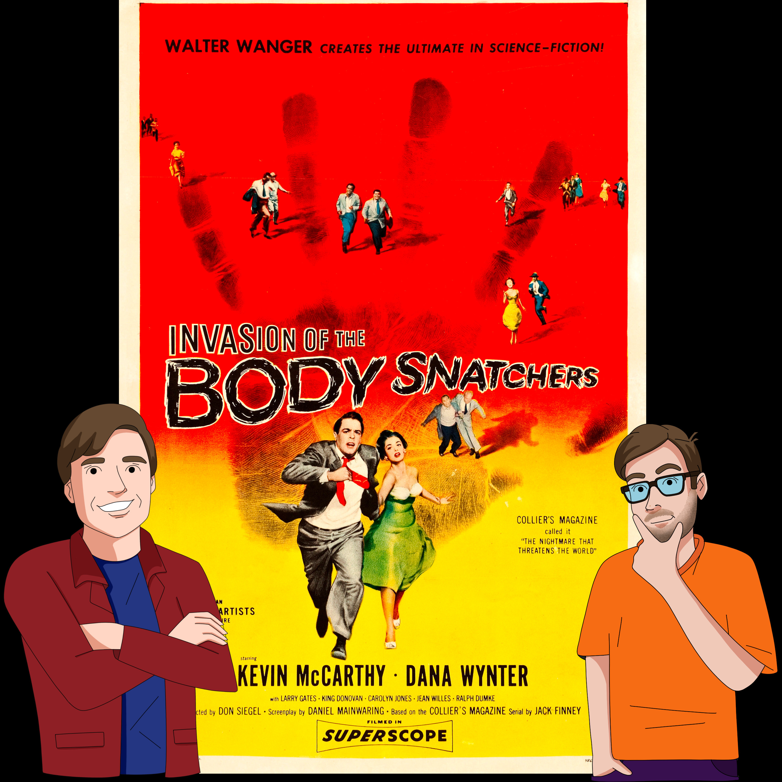 Invasion of the Body Snatchers(1956) - Drive-In Double Feature Podcast Episode 75 episode artwork