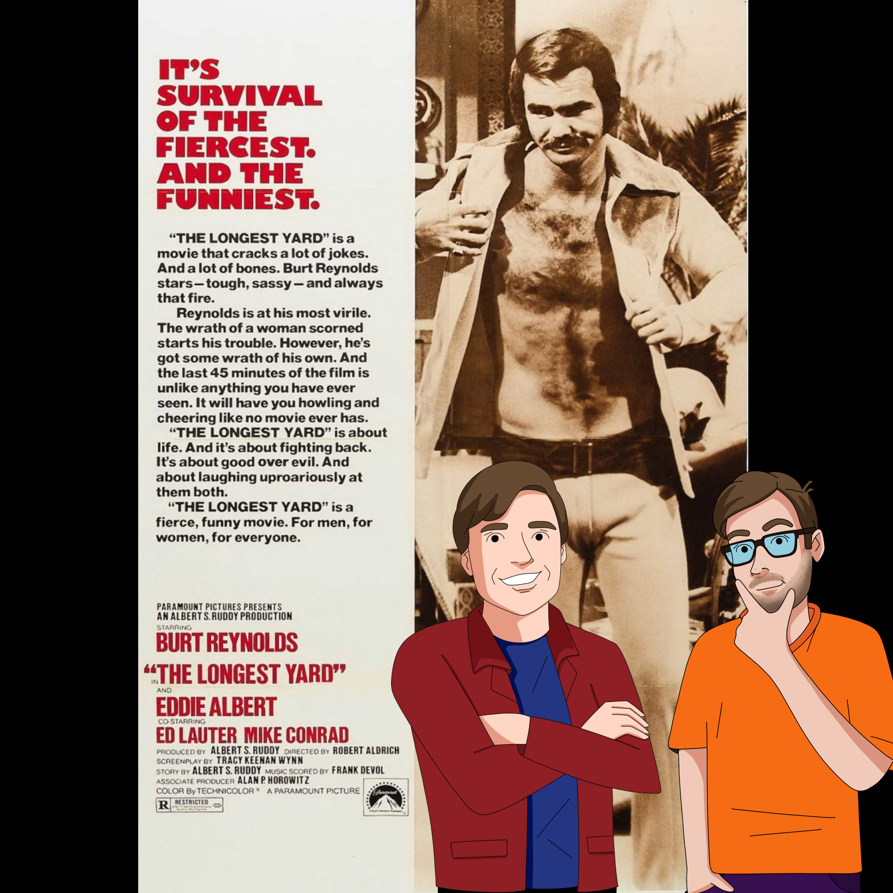 The Longest Yard (1974) - Drive-In Double Feature Podcast Episode 78 episode artwork