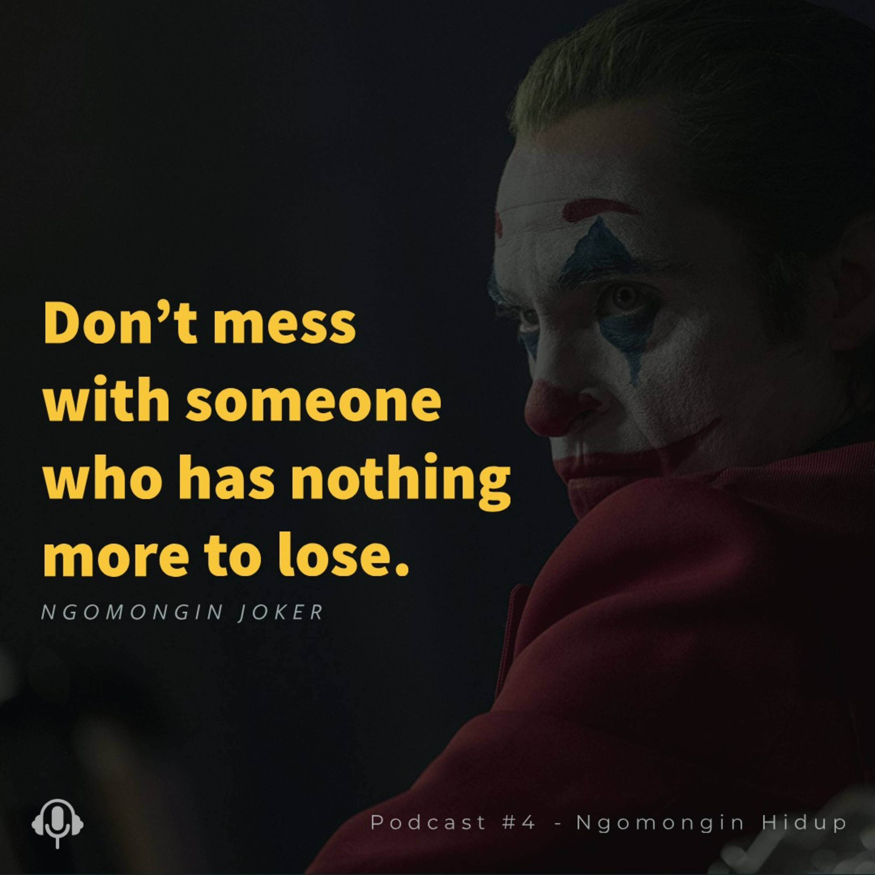 How society made you - Mencoba relate dengan kehidupan seorang Arthur Fleck #Joker episode artwork
