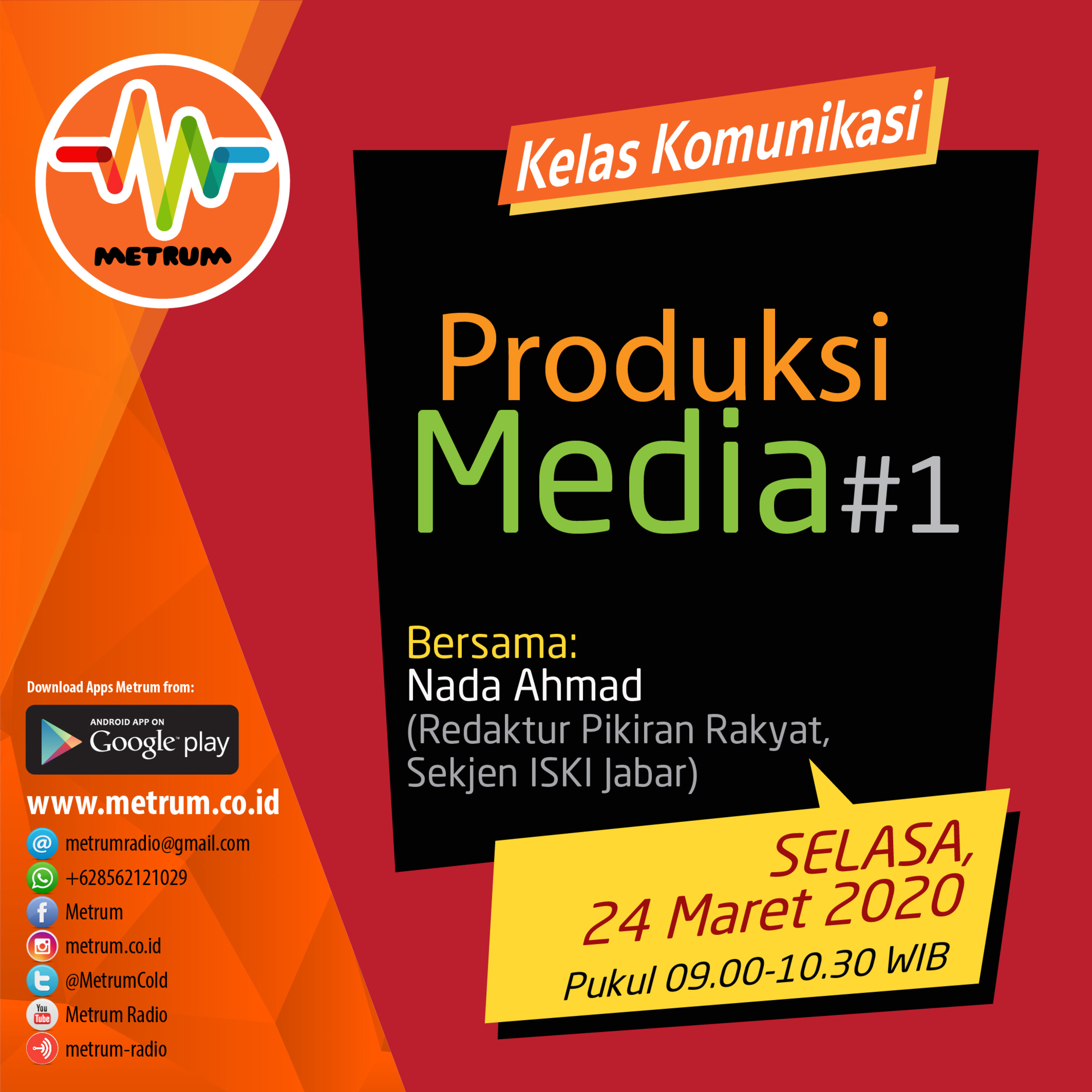 Kelas Komunikasi: Produksi Media #1
