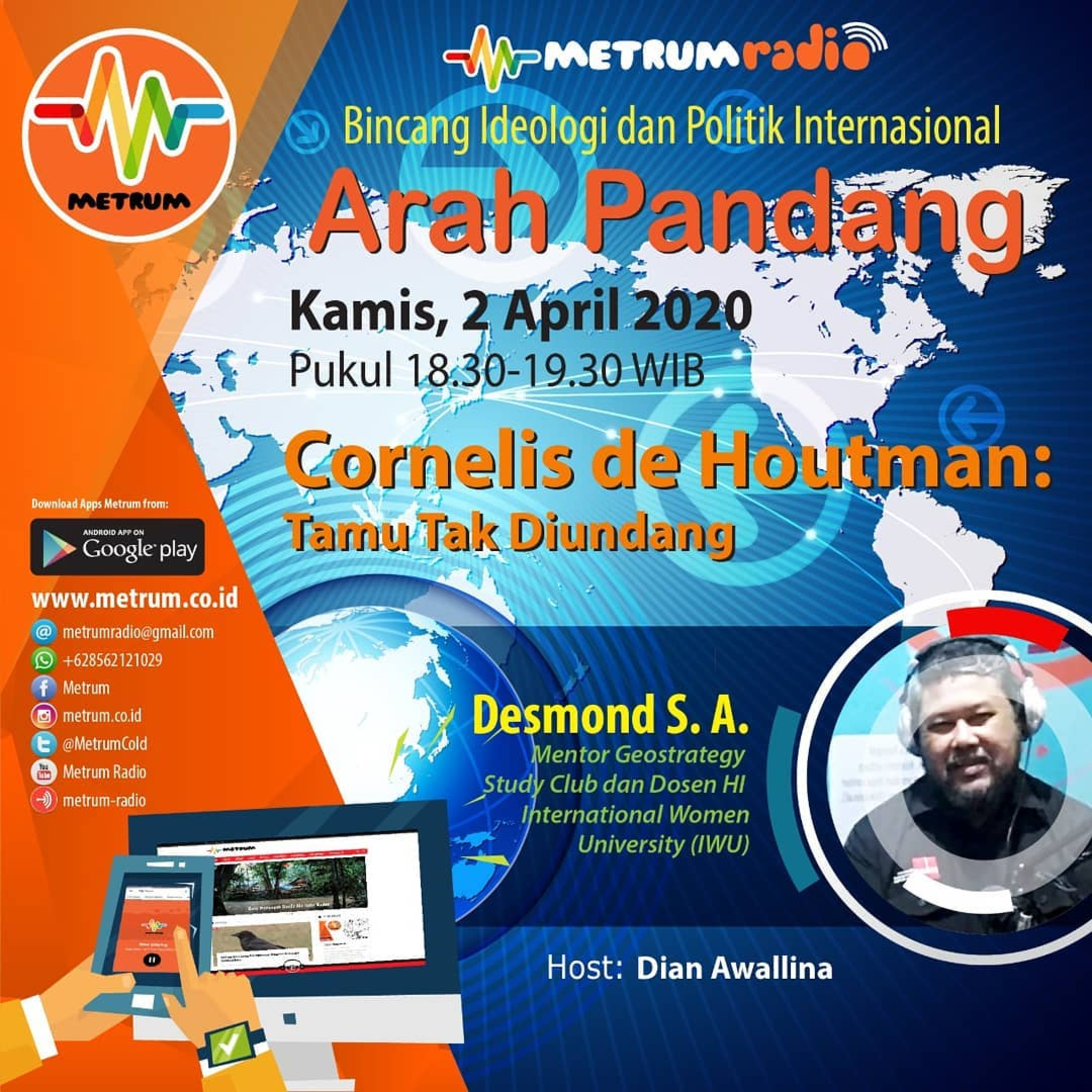 Bincang Ideologi dan Politik Internasional: Arah Pandang #32 (Cornelis de Houtman: Tamu tak Diundang)