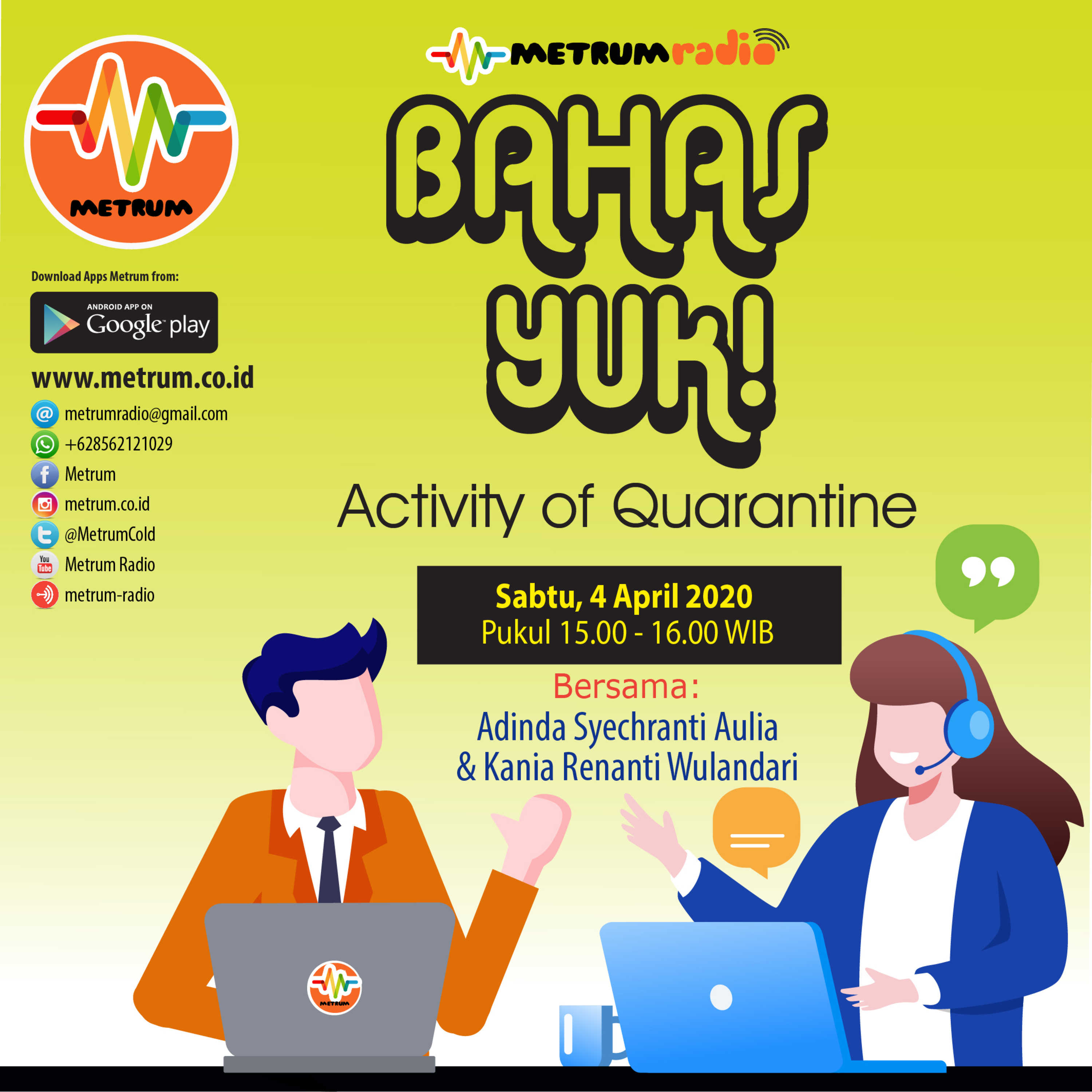 Bahas Yuk! #3: Activity of Quarantine.