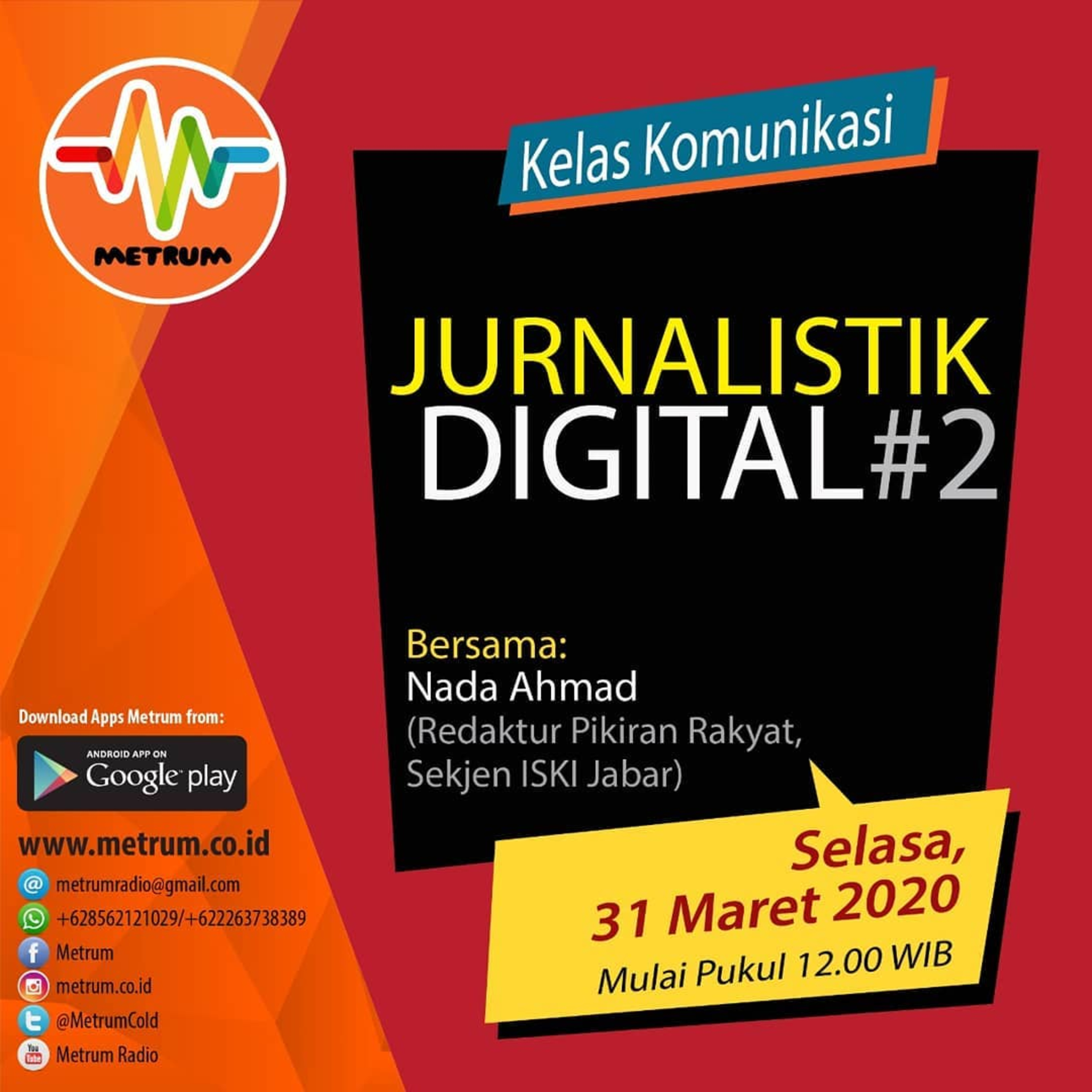 Kelas Komunikasi: Jurnalistik Digital #2