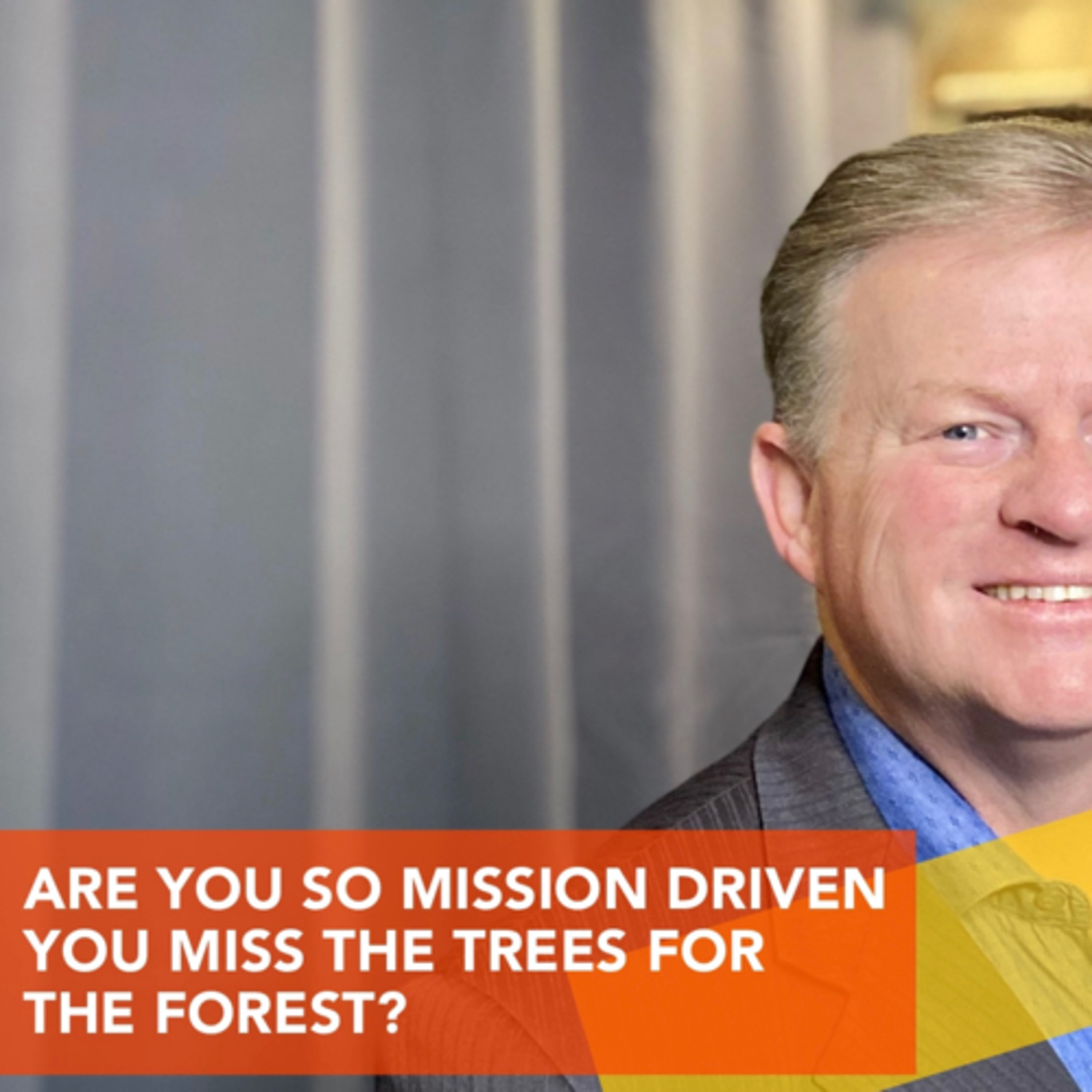 ARE YOU SO MISSION DRIVEN YOU MISS THE TREES FOR THE FOREST?
 episode artwork