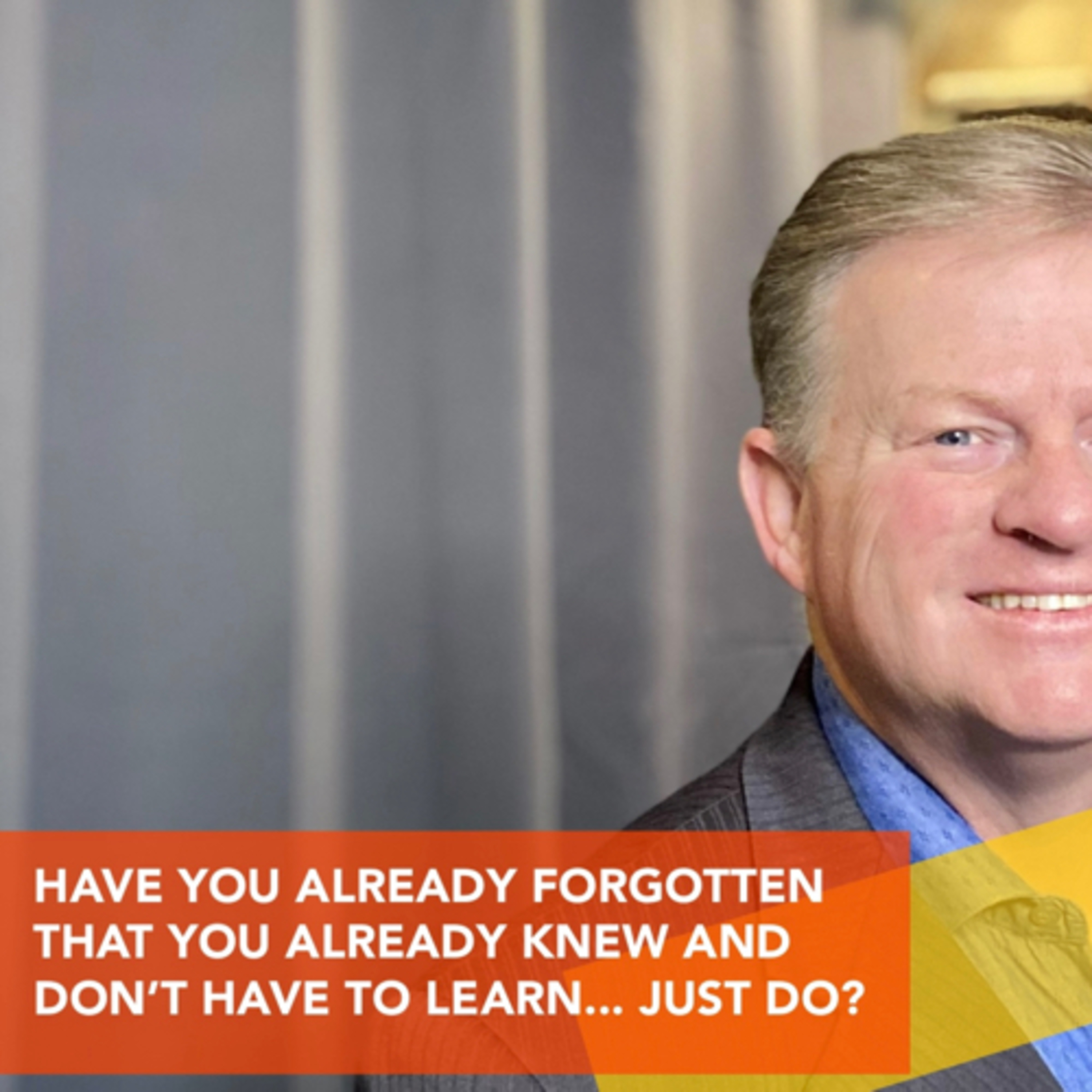 HAVE YOU ALREADY FORGOTTEN THAT YOU ALREADY KNEW AND DON’T HAVE TO LEARN... JUST DO? episode artwork