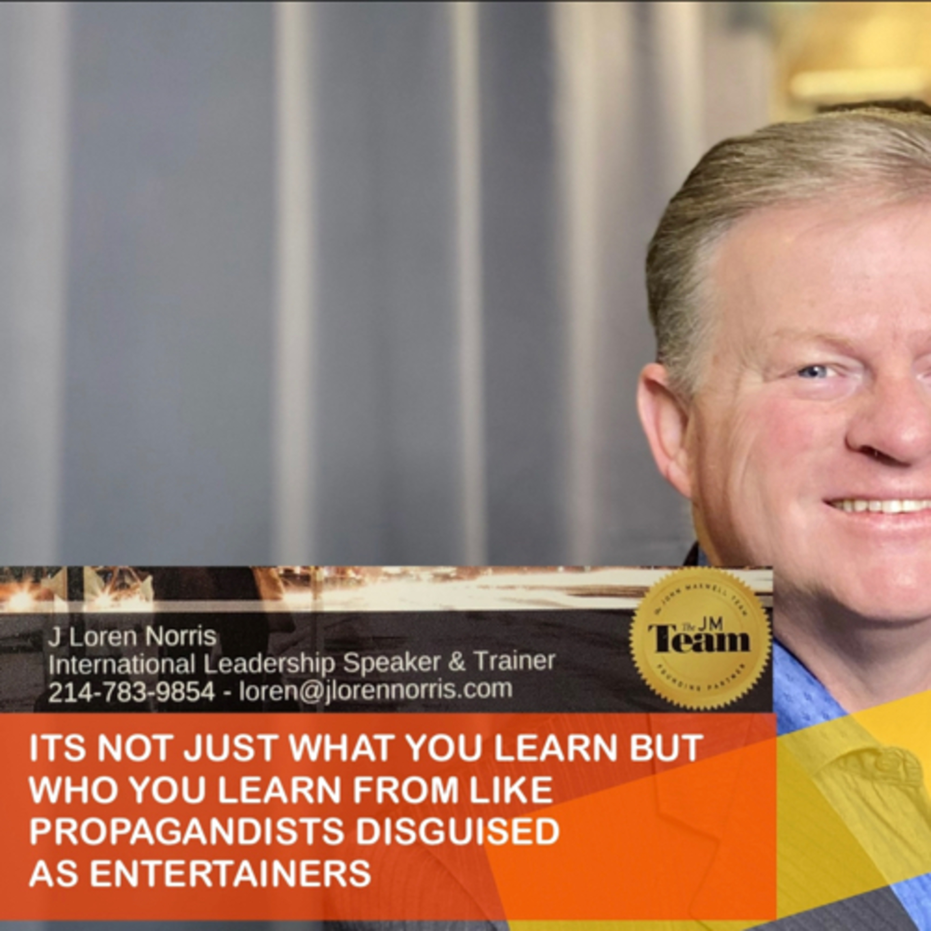 ITS NOT JUST WHAT YOU LEARN BUT WHO YOU LEARN FROM - LIKE PROPAGANDISTS episode artwork