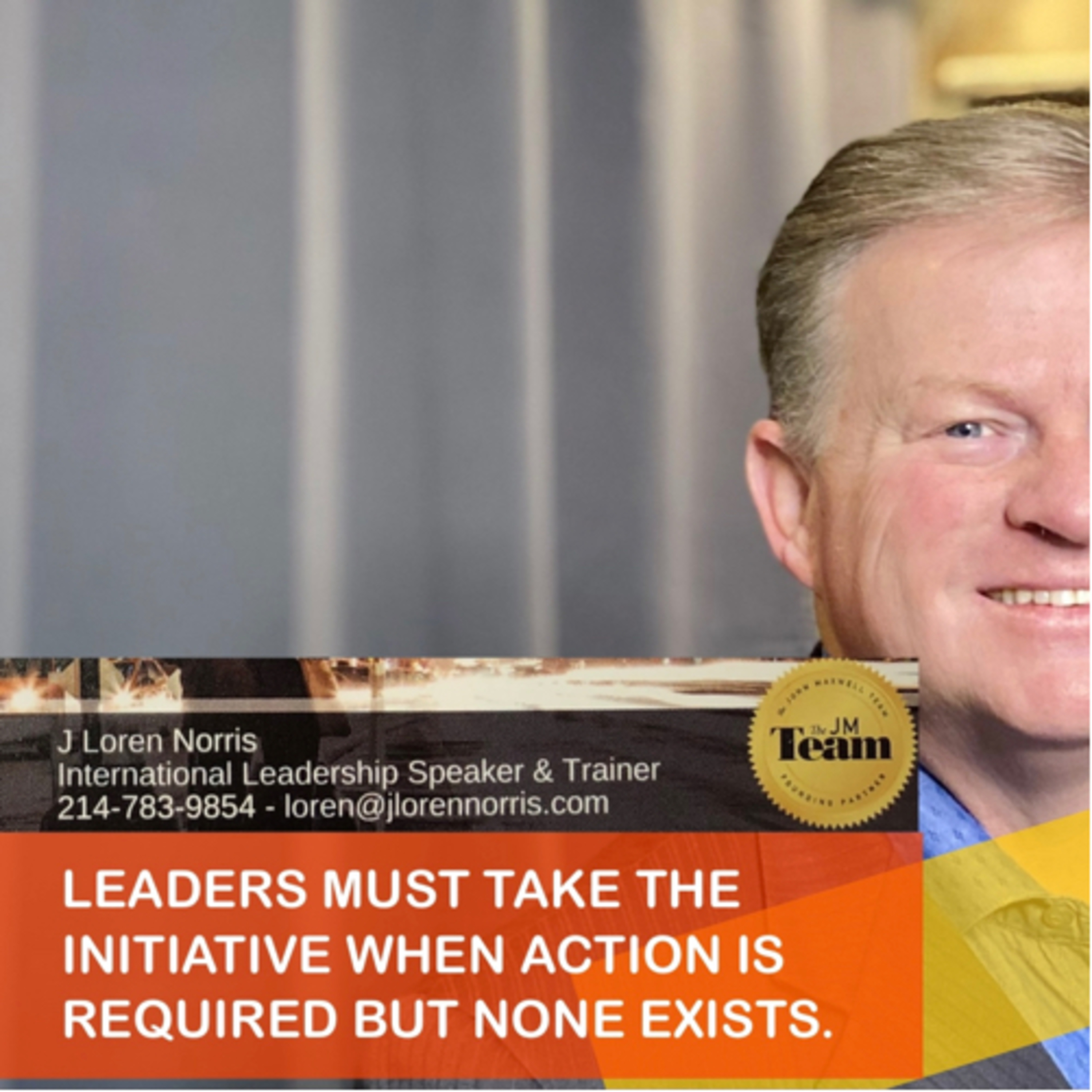 LEADERS MUST TAKE THE INITIATIVE WHEN ACTION IS REQUIRED BUT NONE EXISTS. episode artwork