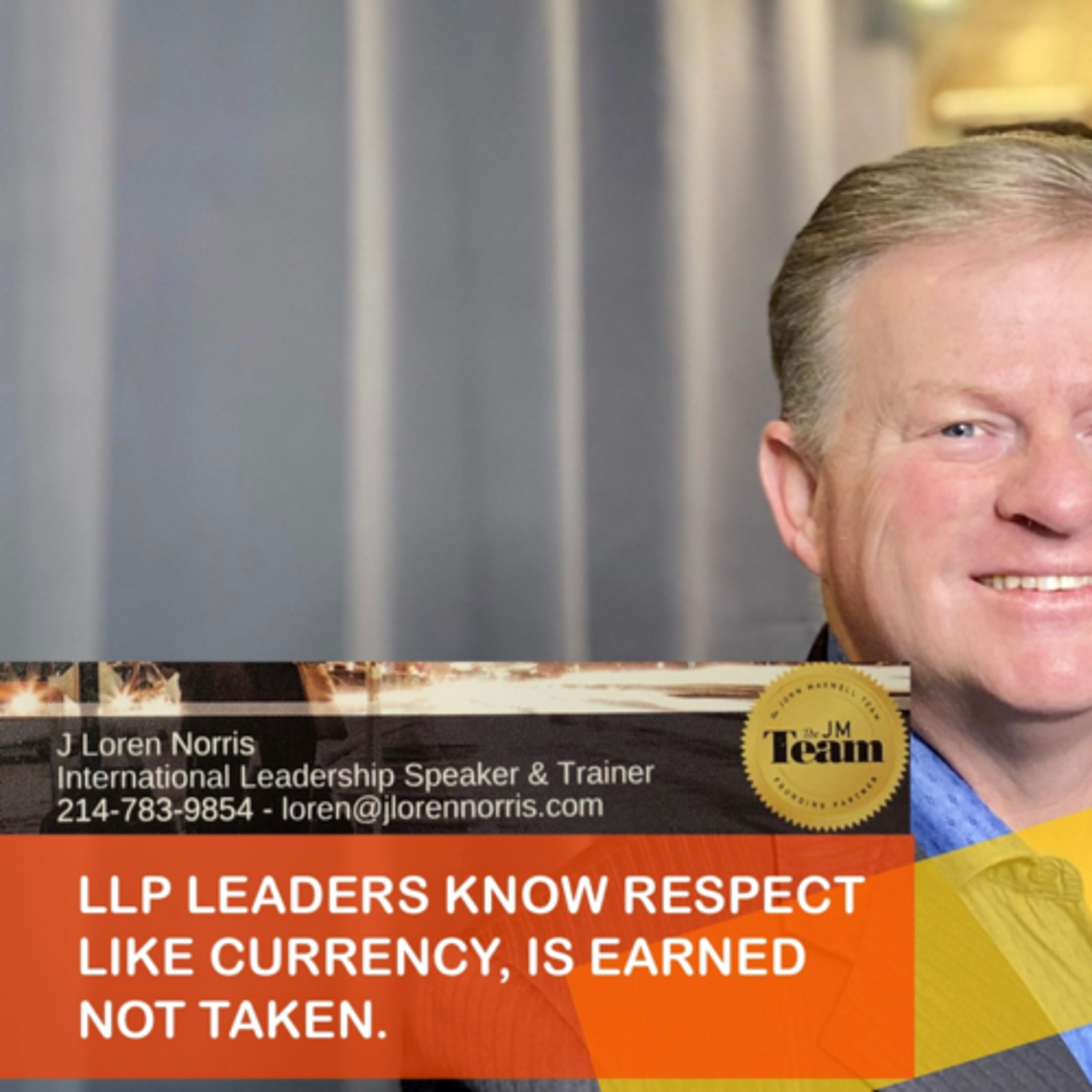 IF YOU WANT TO BE RESPECTED, BE RESPECTFUL. LEADERS KNOW RESPECT LIKE CURRENCY, IS EARNED NOT TAKEN. episode artwork