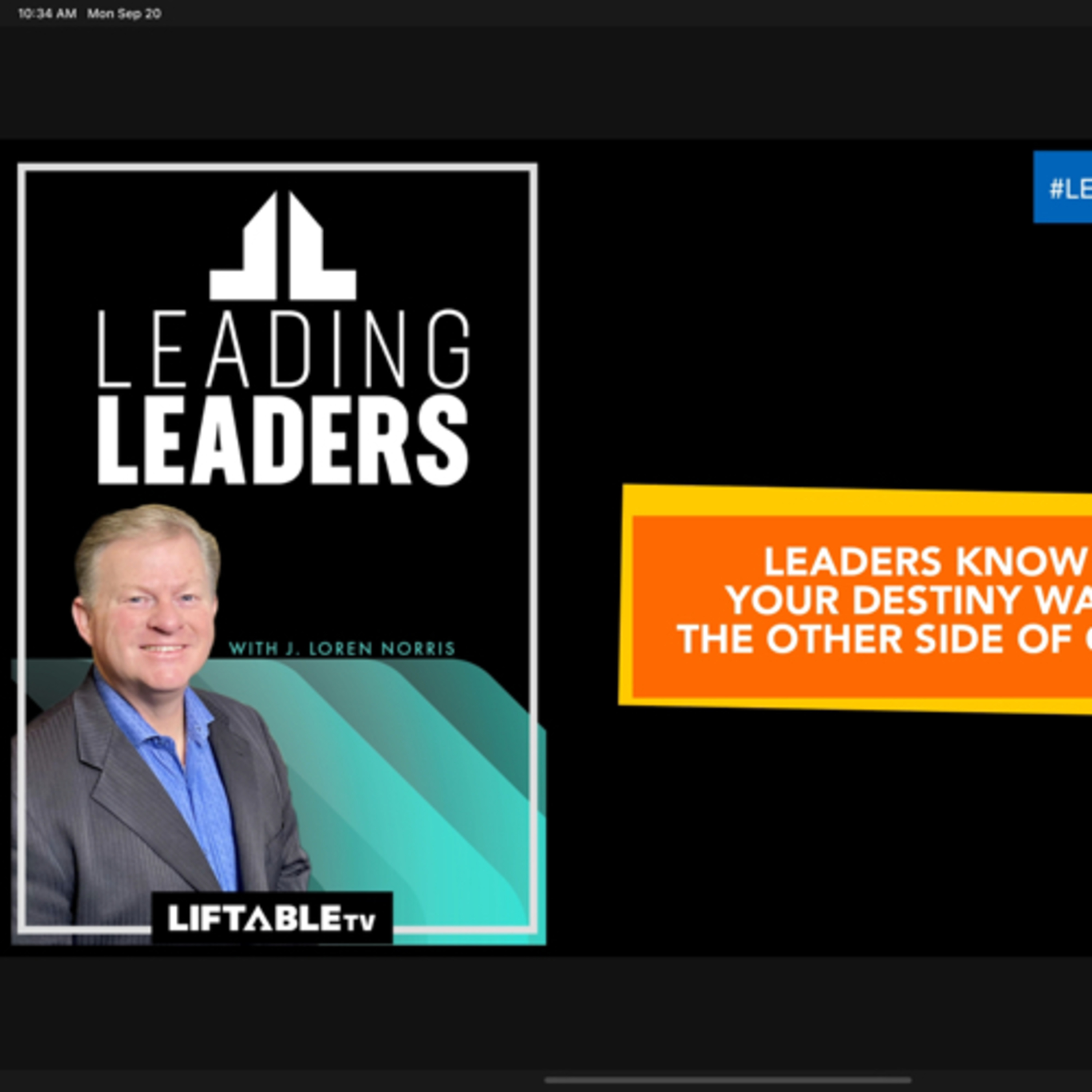 LEADERS KNOW THIS: YOUR DESTINY WAITS ON THE OTHER SIDE OF COURAGE episode artwork