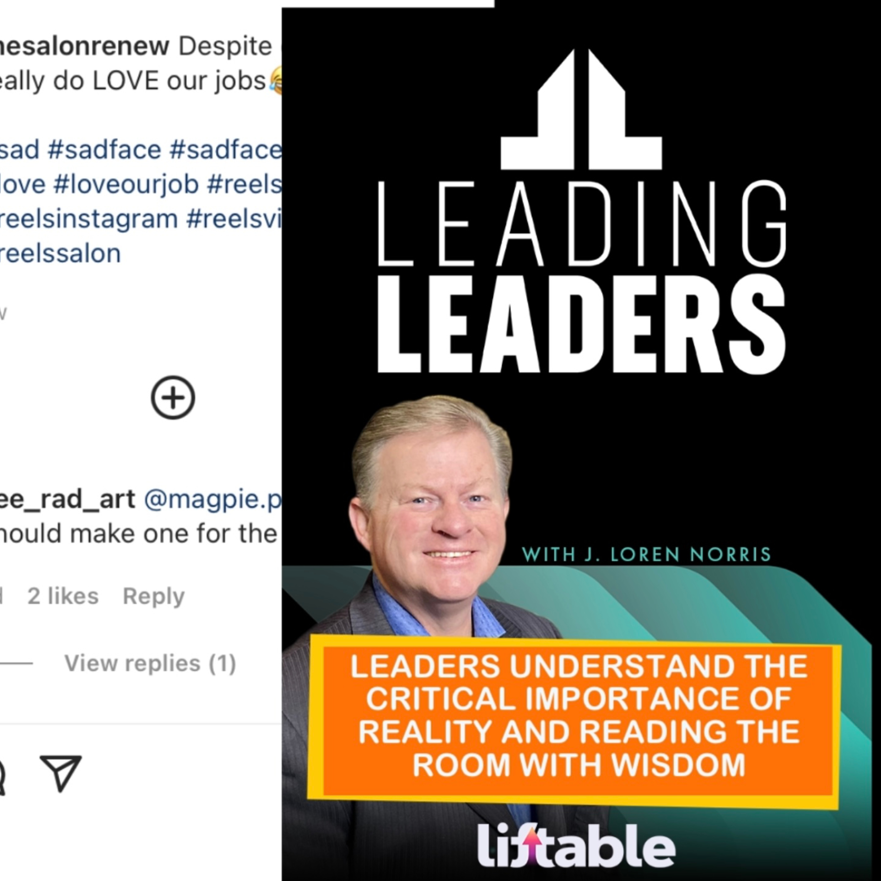 LEADERS UNDERSTAND THE CRITICAL IMPORTANCE OF REALITY AND READING THE ROOM WITH WISDOM episode artwork