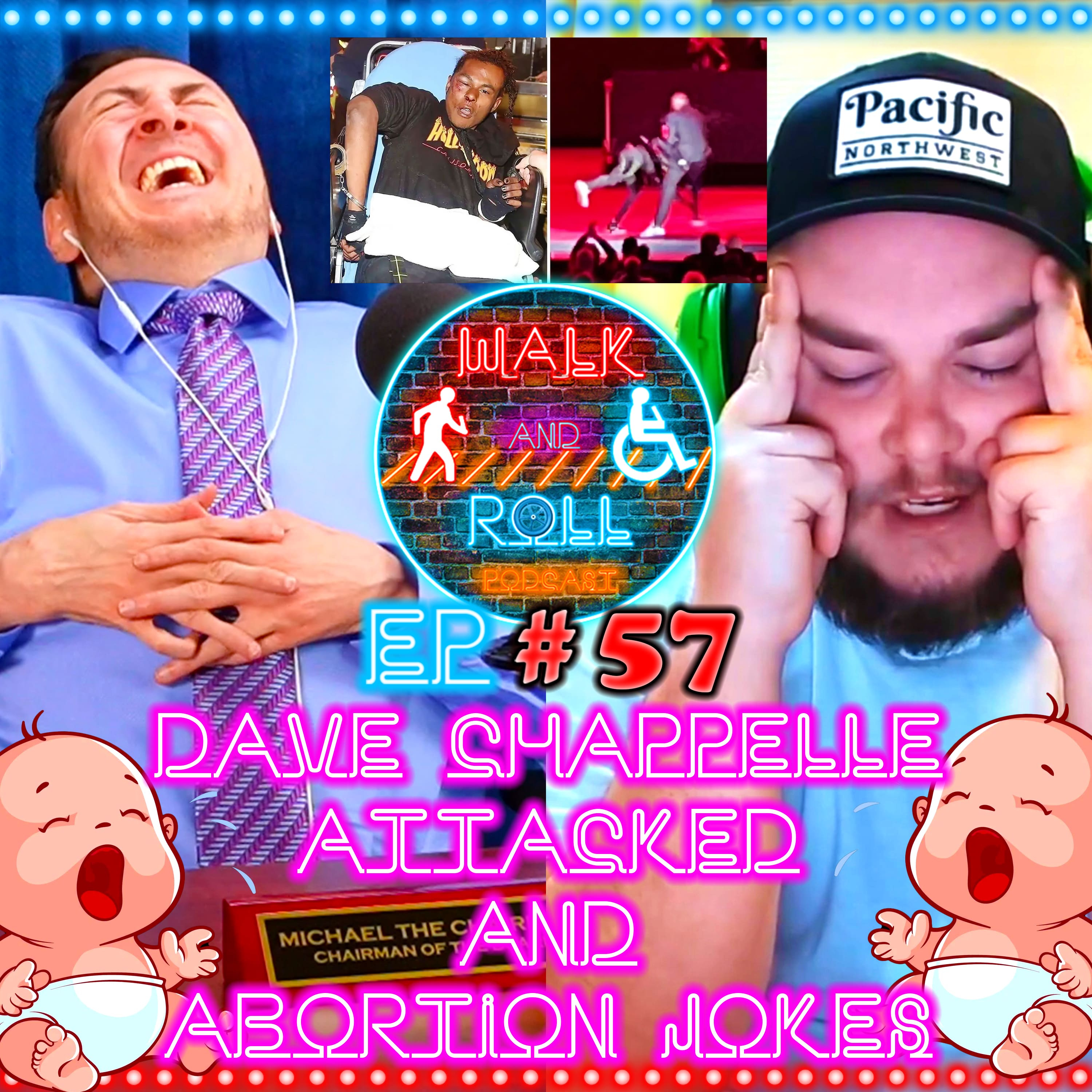 Dave Chappelle Attacked And Abortion Jokes | Walk And Roll Podcast w/ Michael The Chairman & Ryan Radio #57 episode artwork