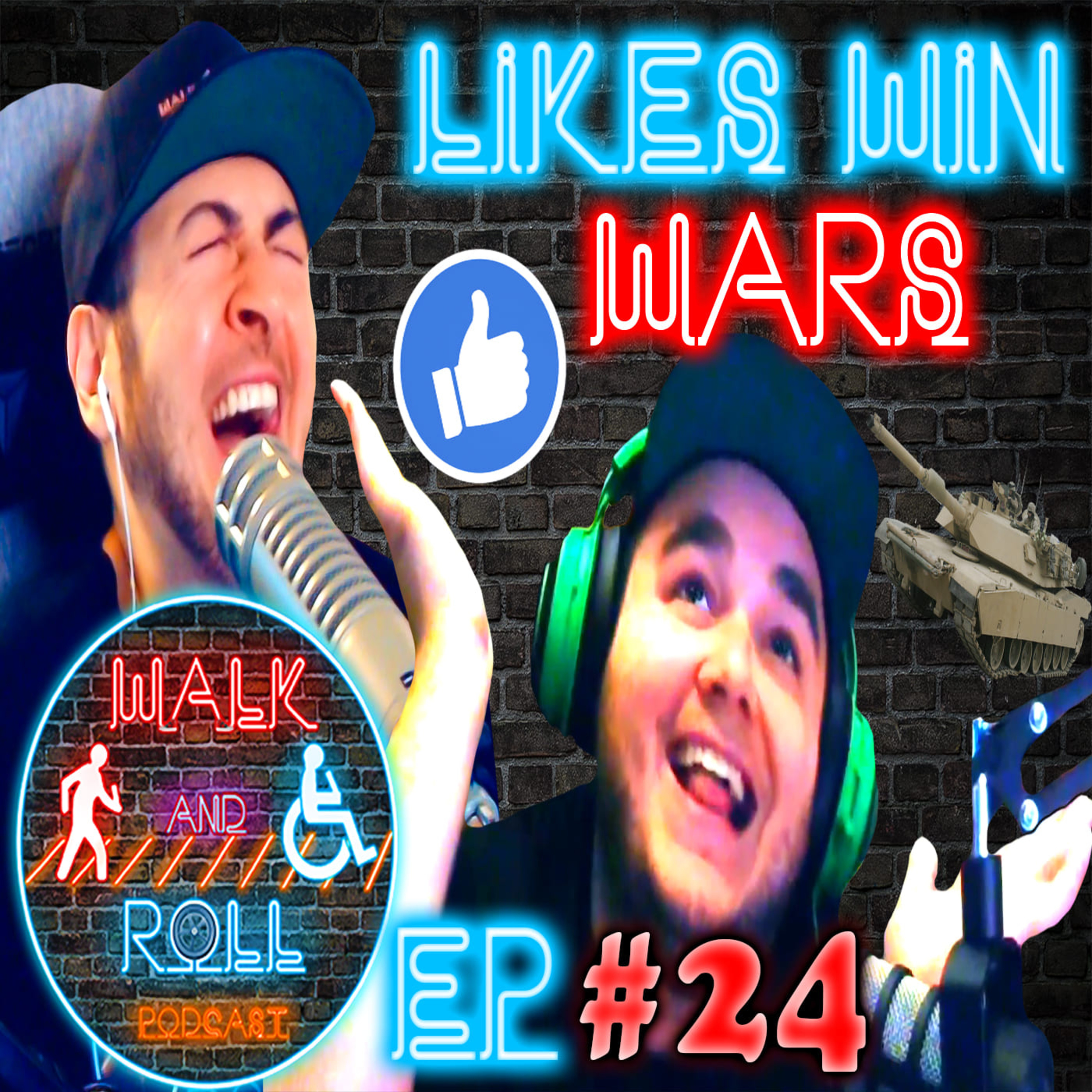 Likes Win Wars | Walk And Roll Podcast w/ Michael The Chairman & Ryan Radio #24 episode artwork