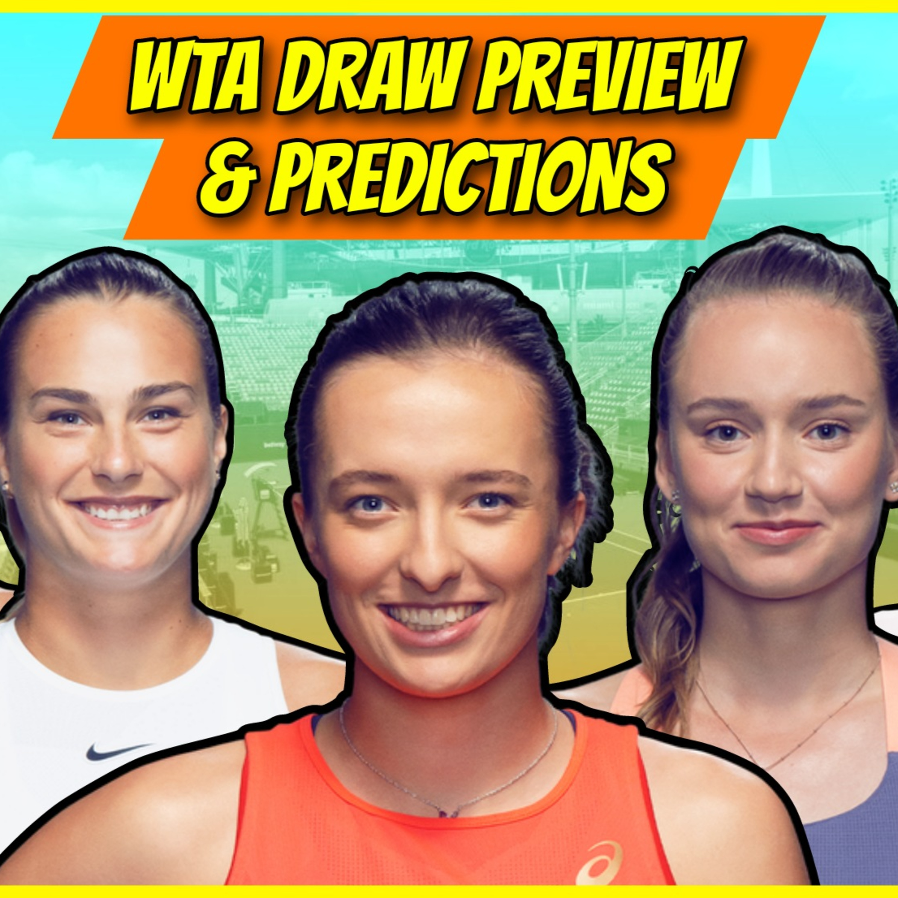 🎾WTA Miami Open 2023 Draw Preview & Predictions | Swiatek Defends Her Title? Sabalenka vs Rybakina?