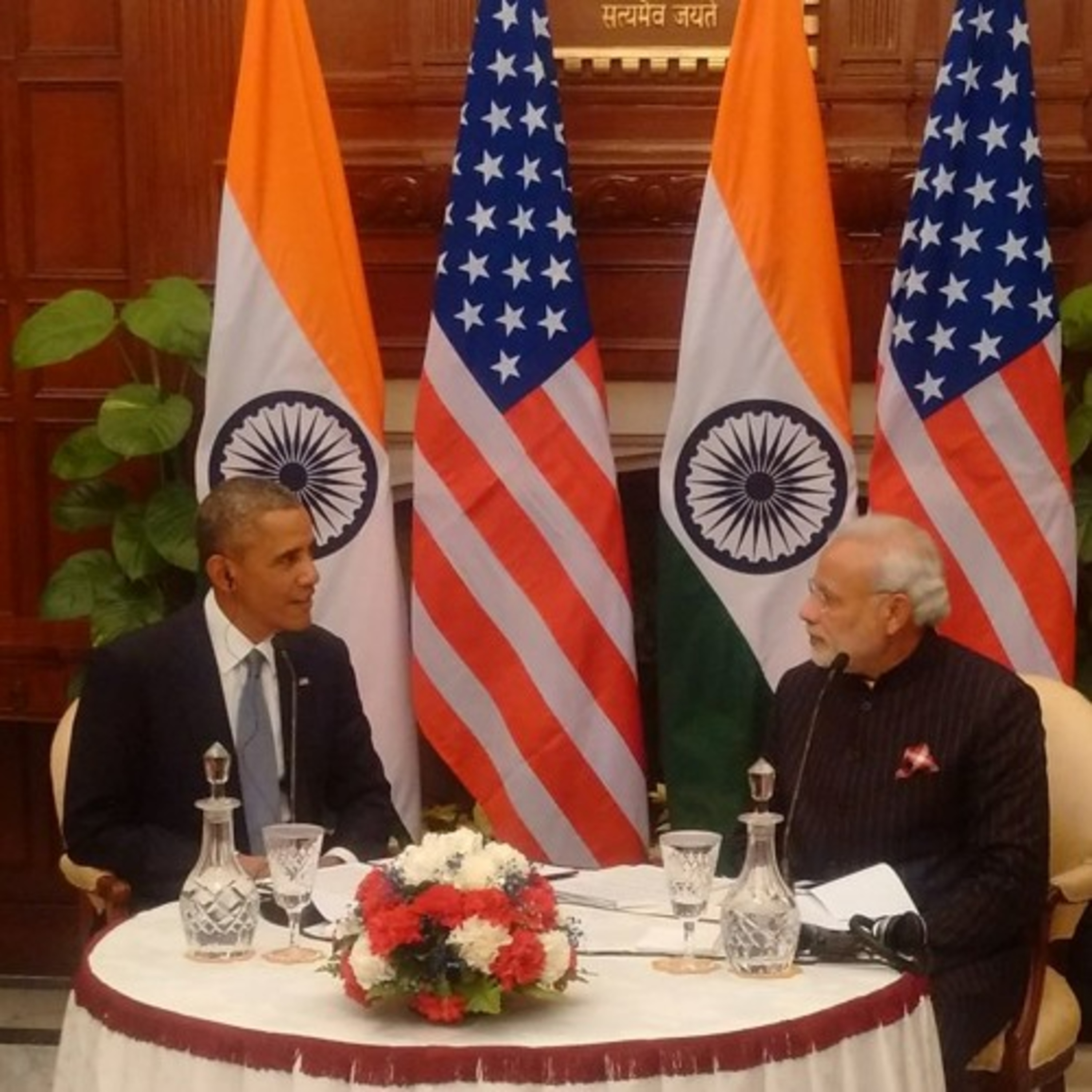 cover of episode 'Mann Ki Baat' with PM Modi and President Obama - 27 January 2015