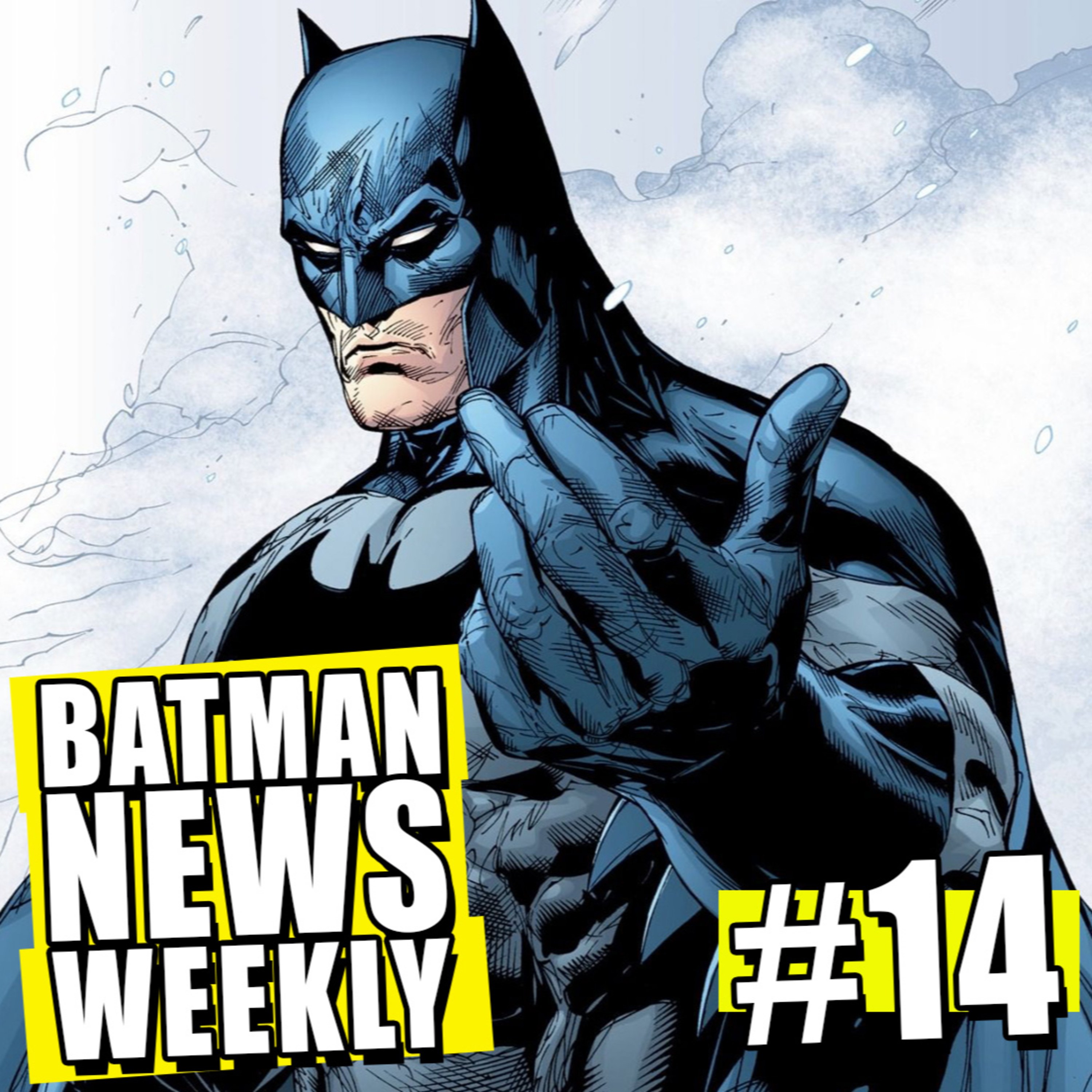 BLUE AND GRAY BATSUIT With WHITE Eyes?!?! Batman News Weekly #14 episode artwork