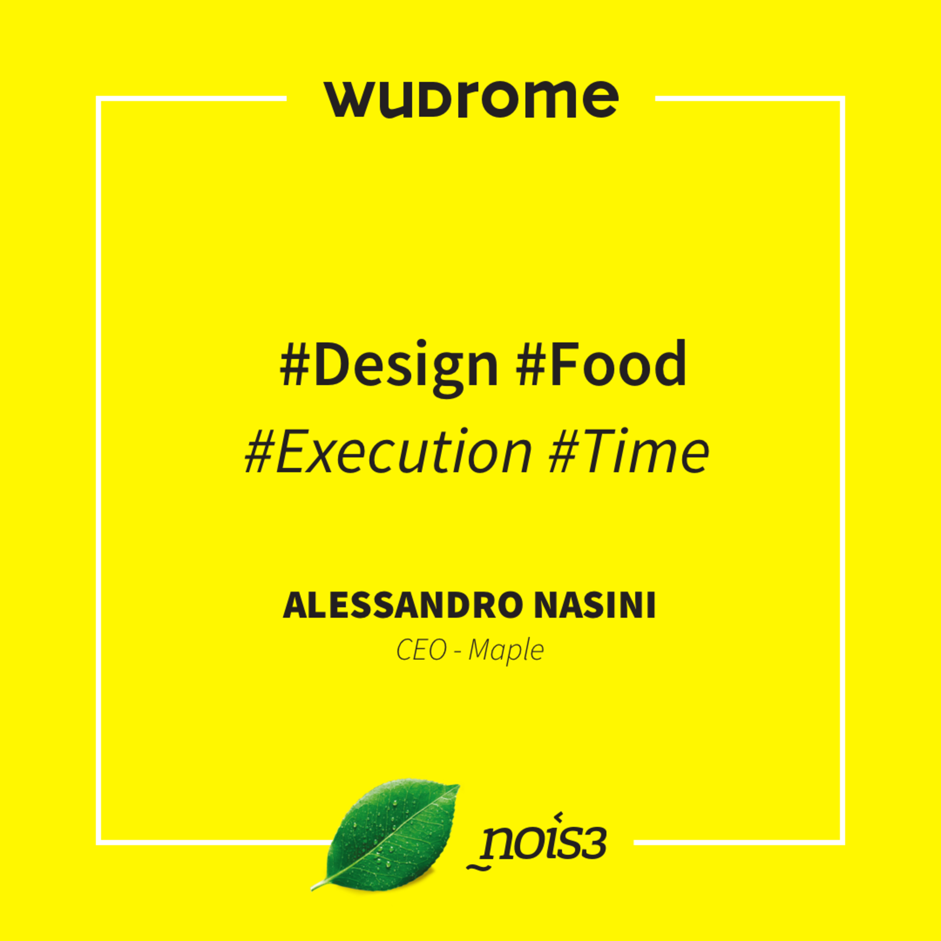 NOIS3 about Design