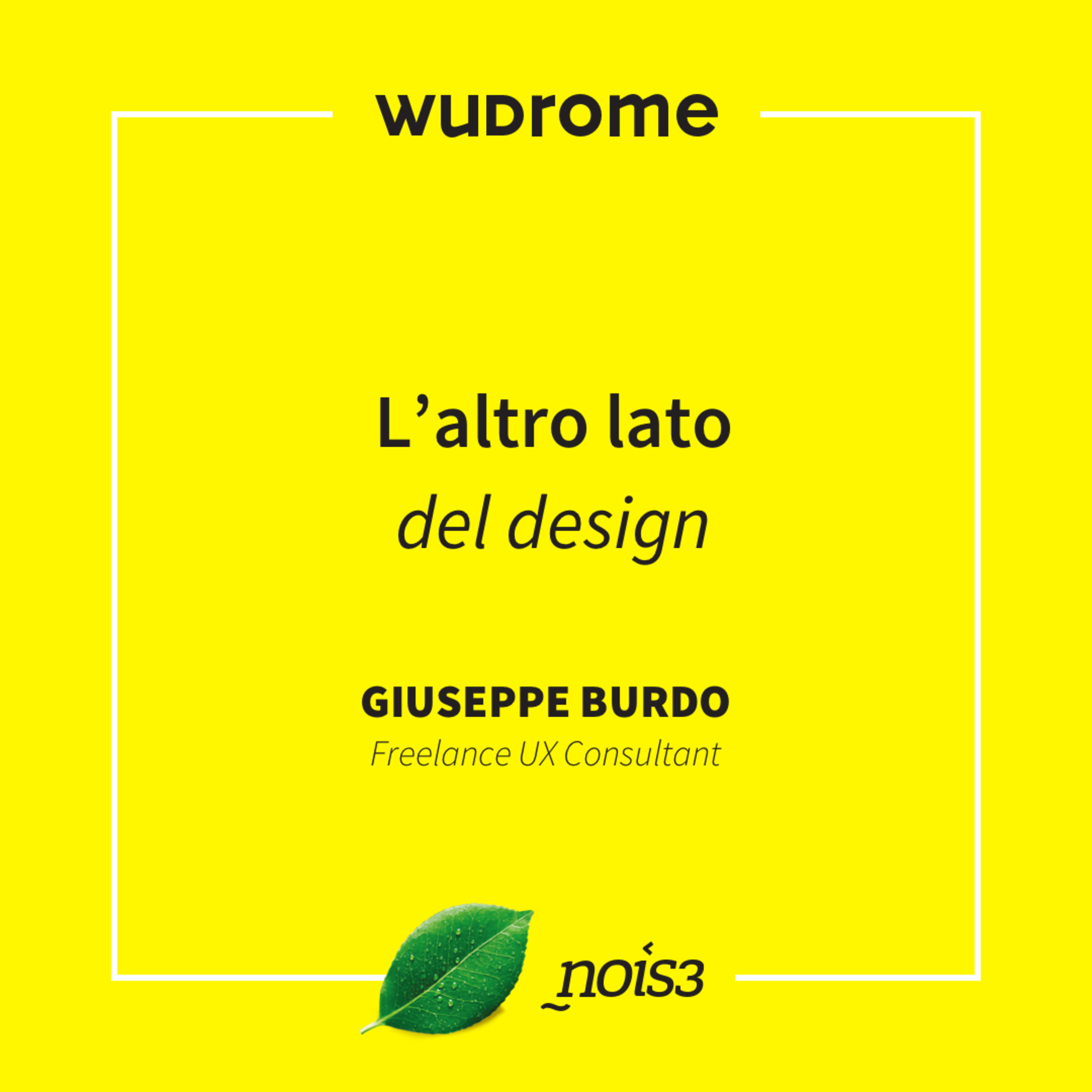 NOIS3 about Design