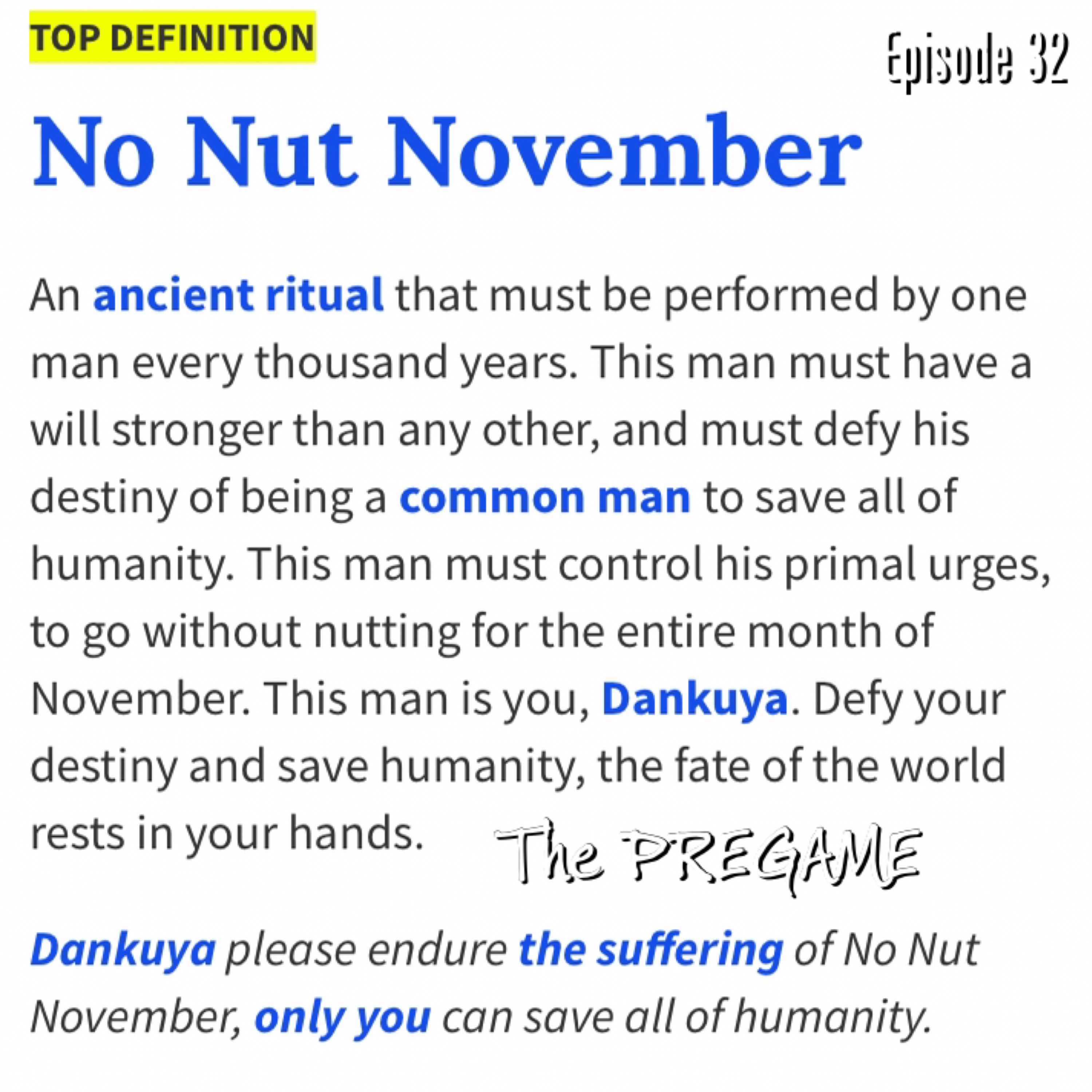 "#NoNutNovember" thumbnail