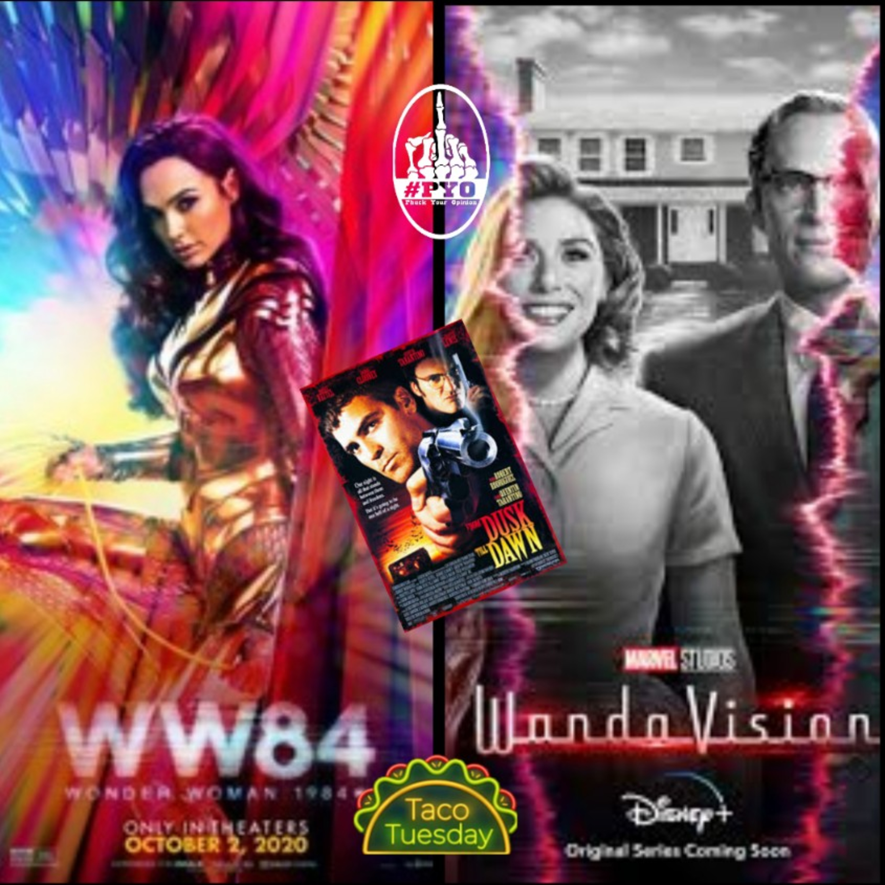 Taco Tuesday 1/19, Wandavision, Wonder Women 84, Introducing the new podcast Notorious Nerds episode artwork