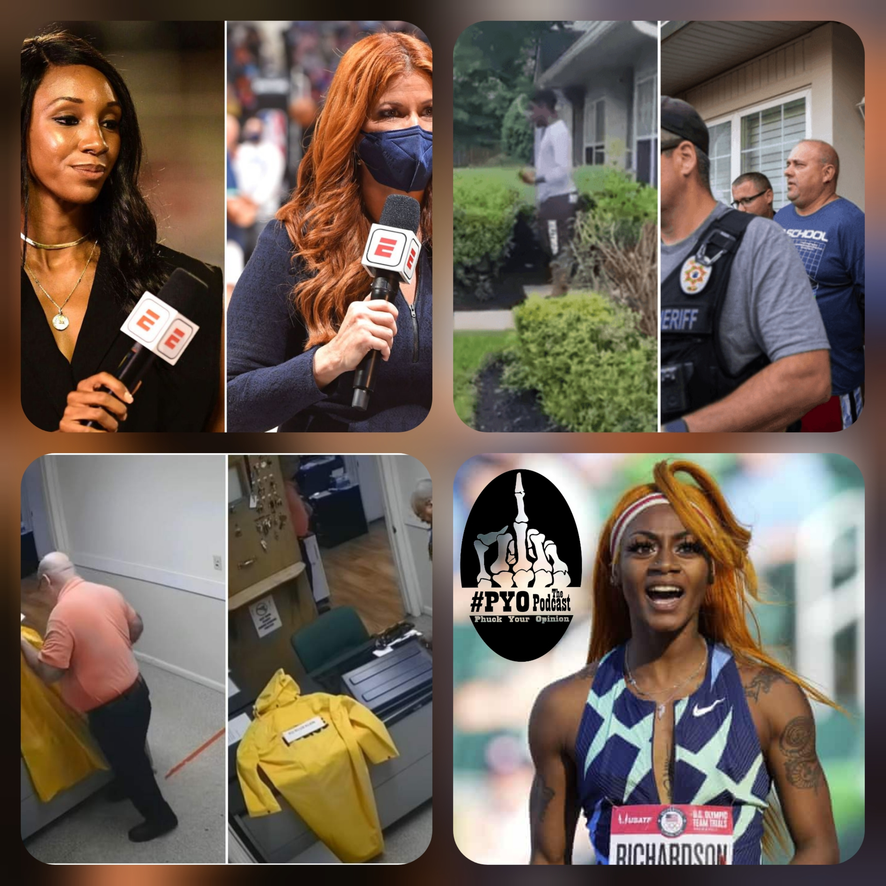 PYOPod 7/8, Edward Mathews, Sha’carri, Chief Campo, KKK, Rachel Nichols, Maria Taylor, Espn, Lebron episode artwork