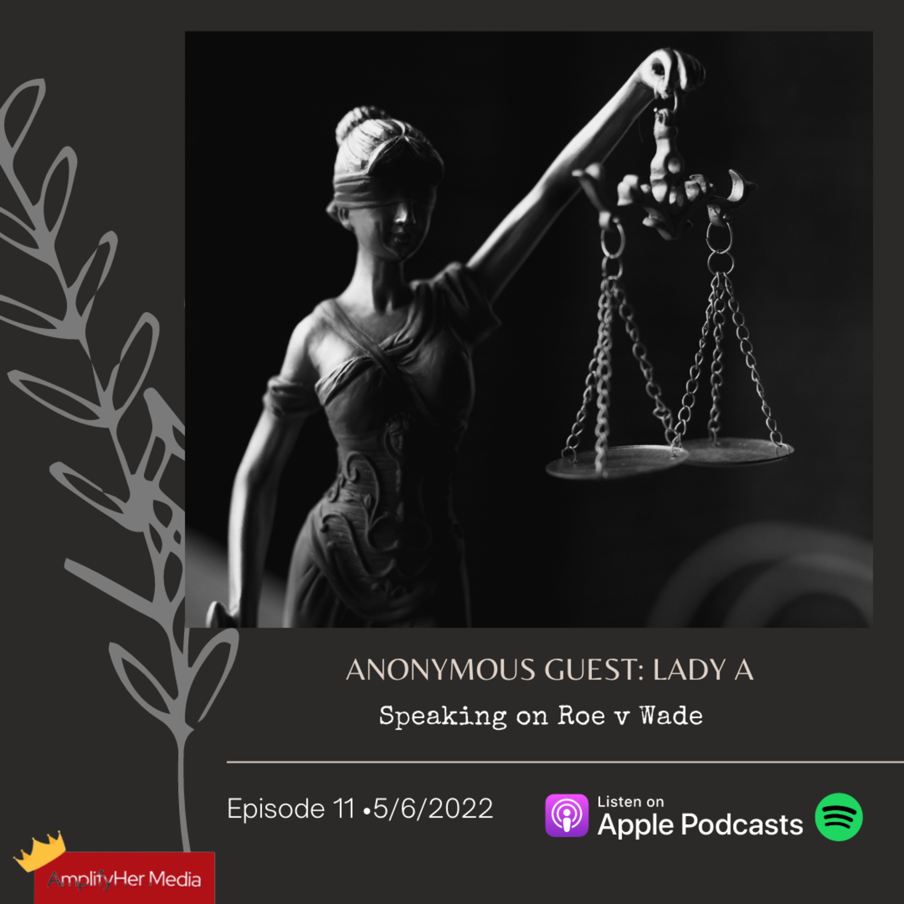 Speaking on Roe v Wade episode artwork