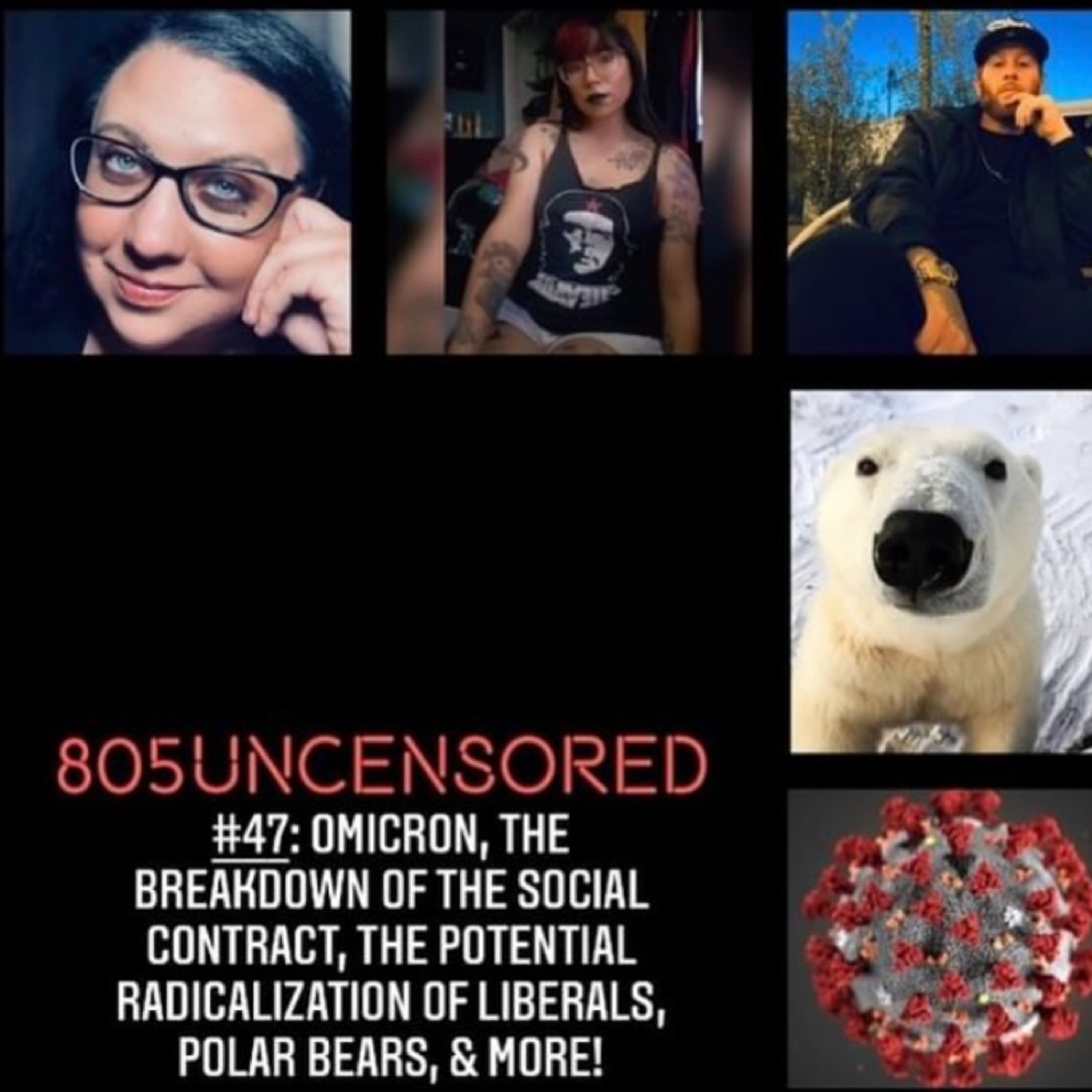 #47: Omicron, The Breakdown of the Social Contract, Polar Bears, and More W/Heather, Taj, and Karla  episode artwork