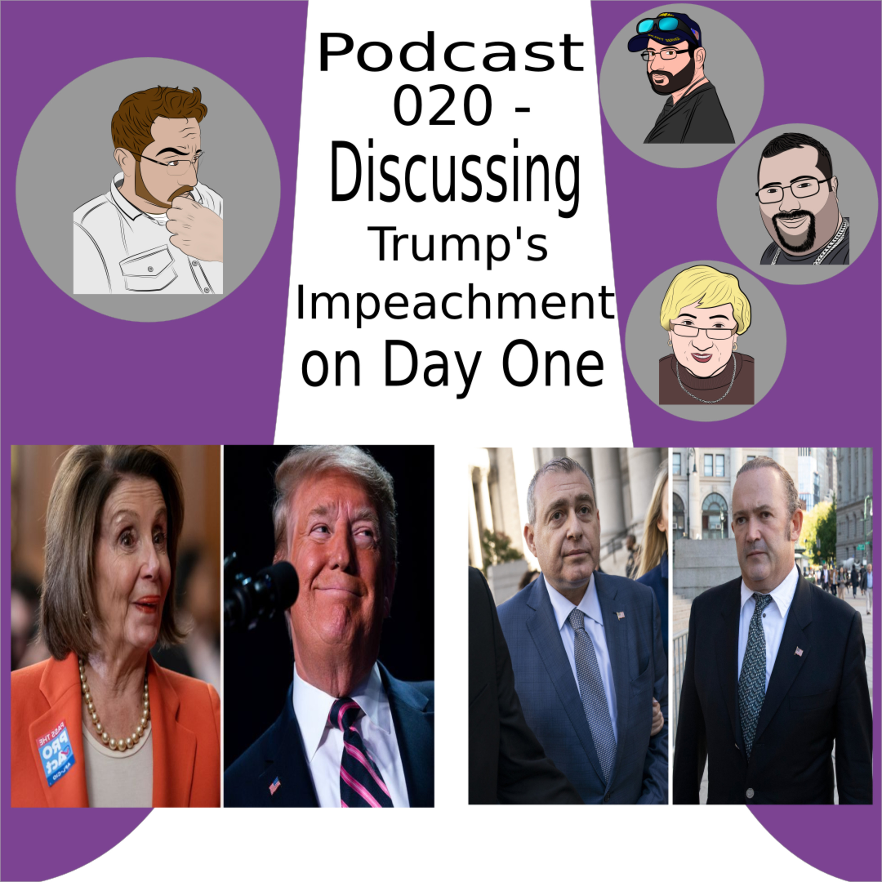 EmperorHelix, JimboSlash, and Cimarron - Discussing Trump's Impeachment on Day One | ReplicaRepost Podcast #020