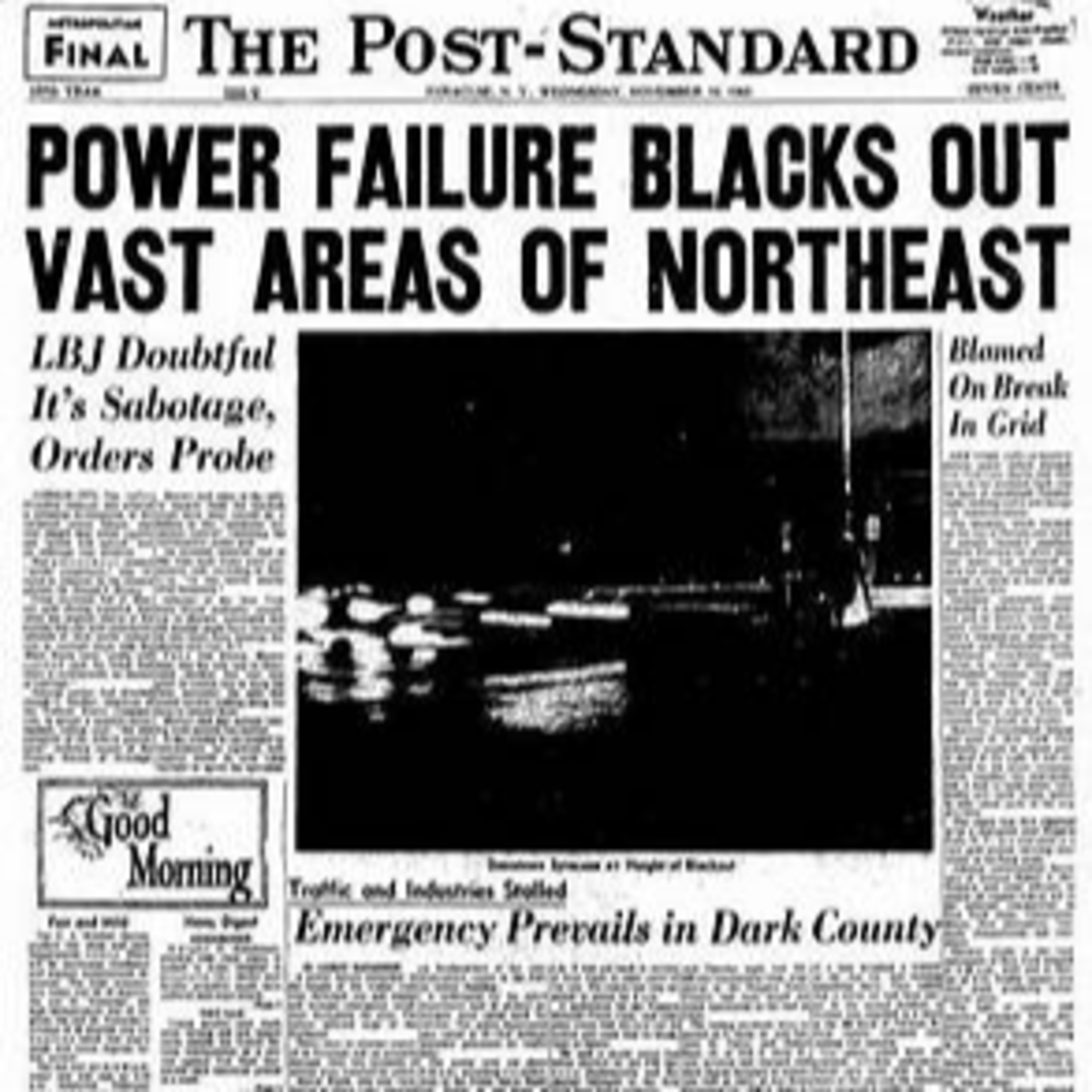 NEWS "East Coast Blackout" episode artwork