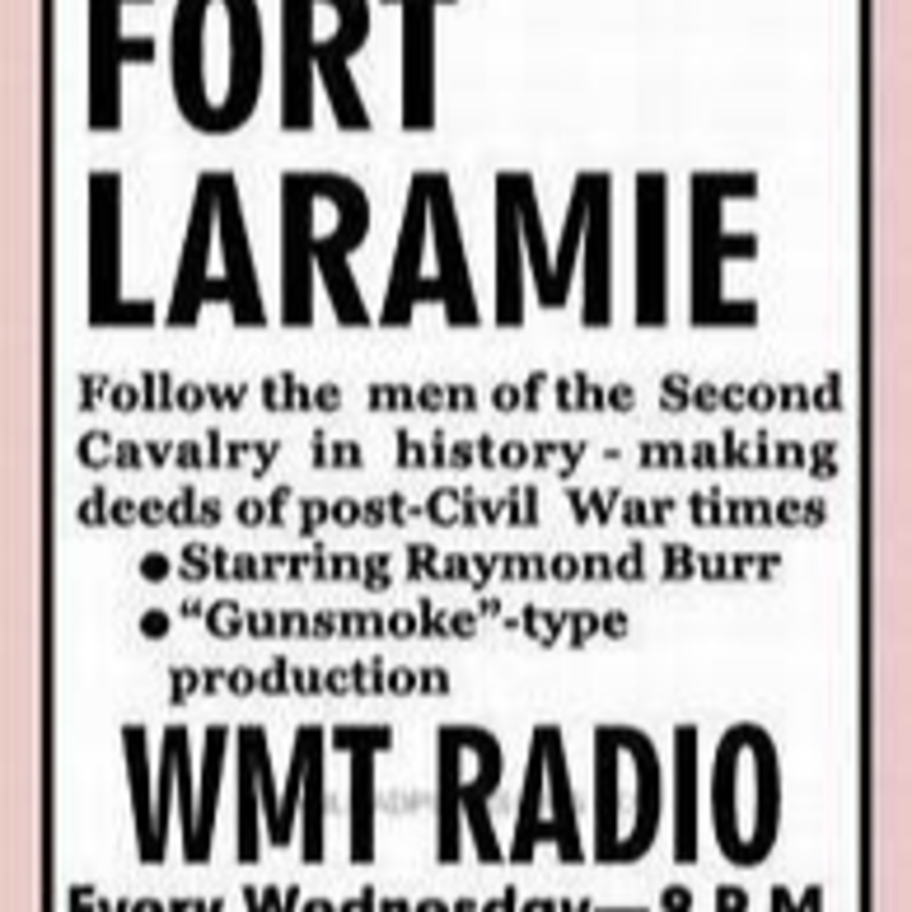 FORT LARAMIE "Stage Coach Stop" episode artwork
