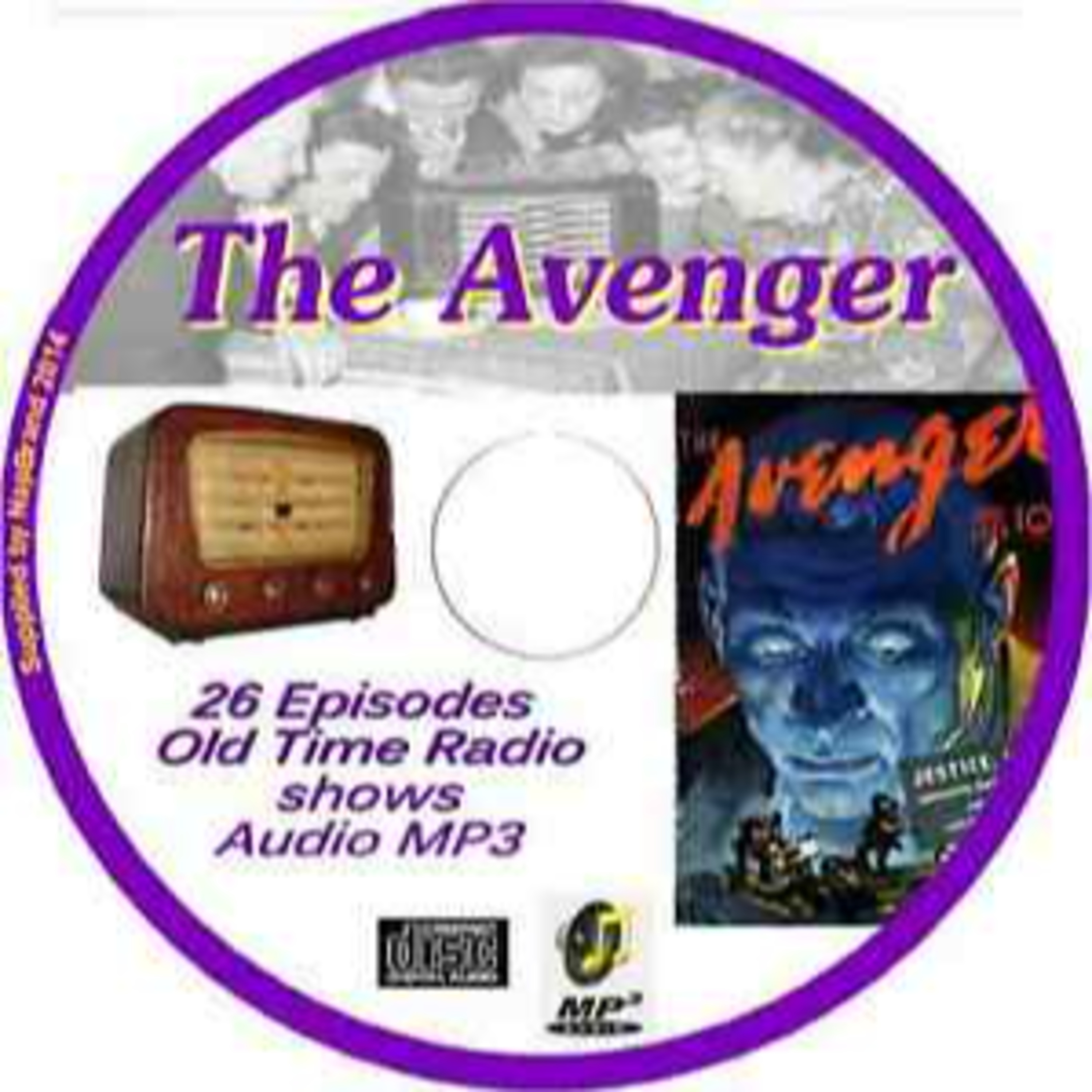 OLD TIME RADIO THE AVENGER "Giant Brain" 