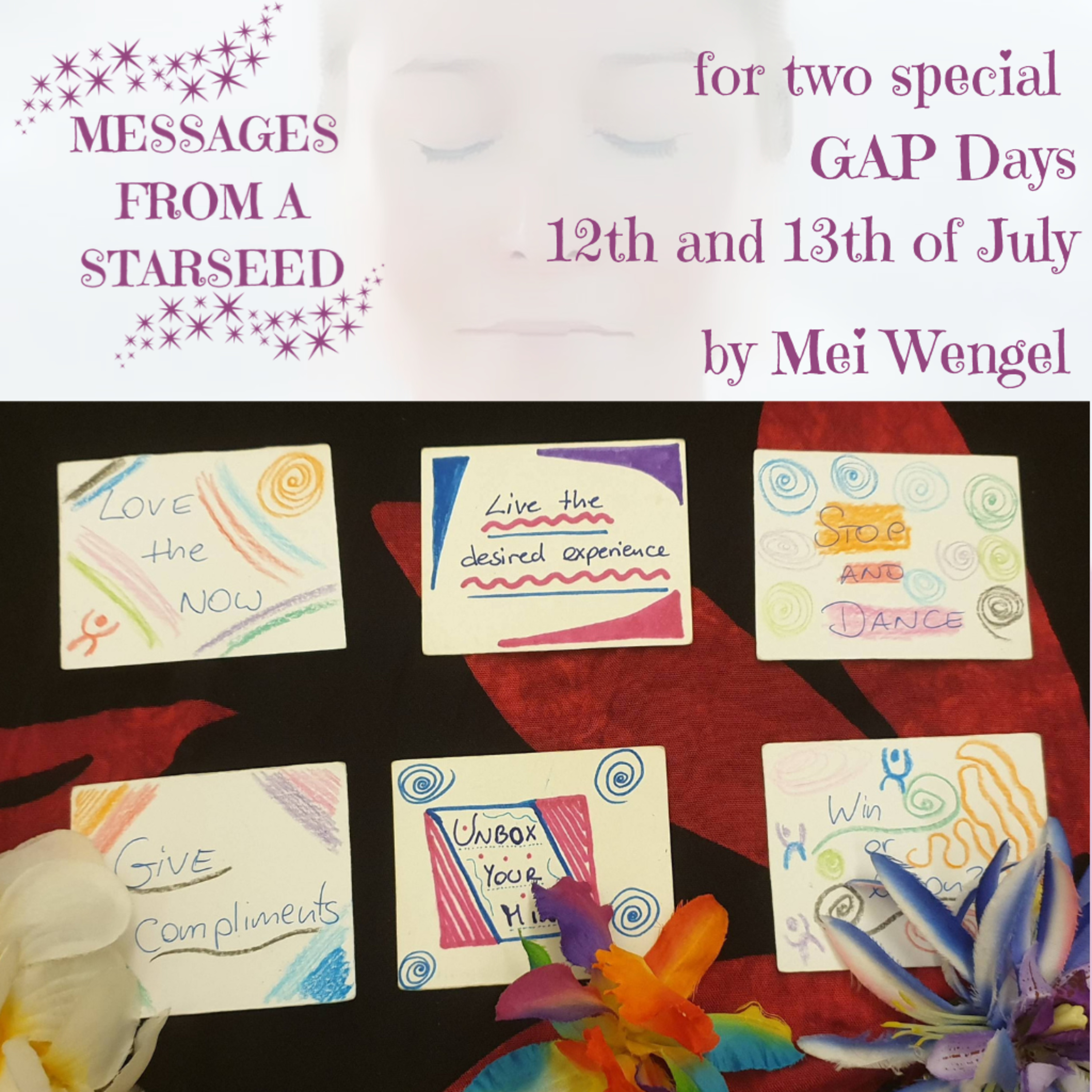 messages from a starseed for two special GAP Days (12th and 13th of July 2019) episode artwork