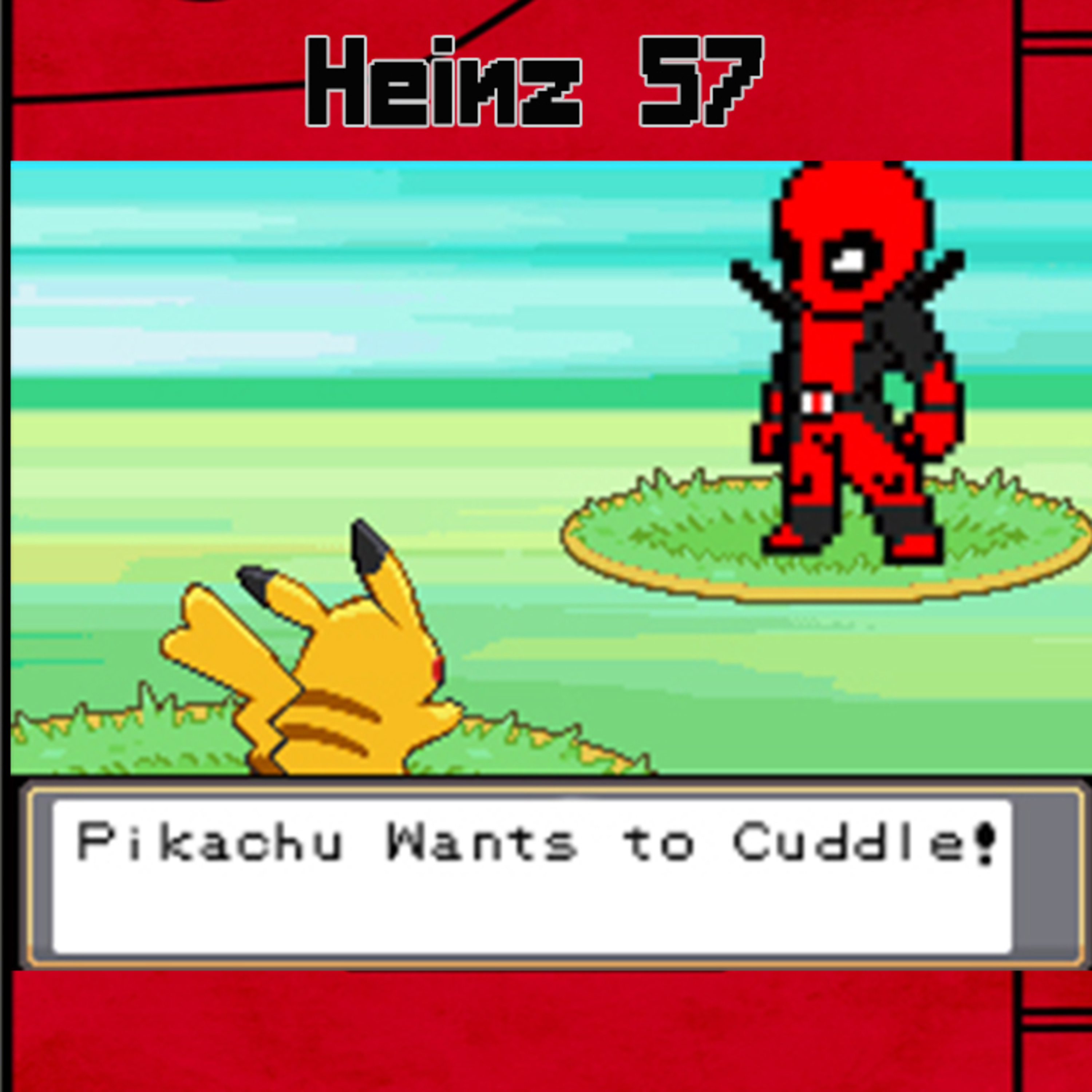 Marvel x Pokemon - Dumpster fire verse # 35 Heinz 57 episode artwork