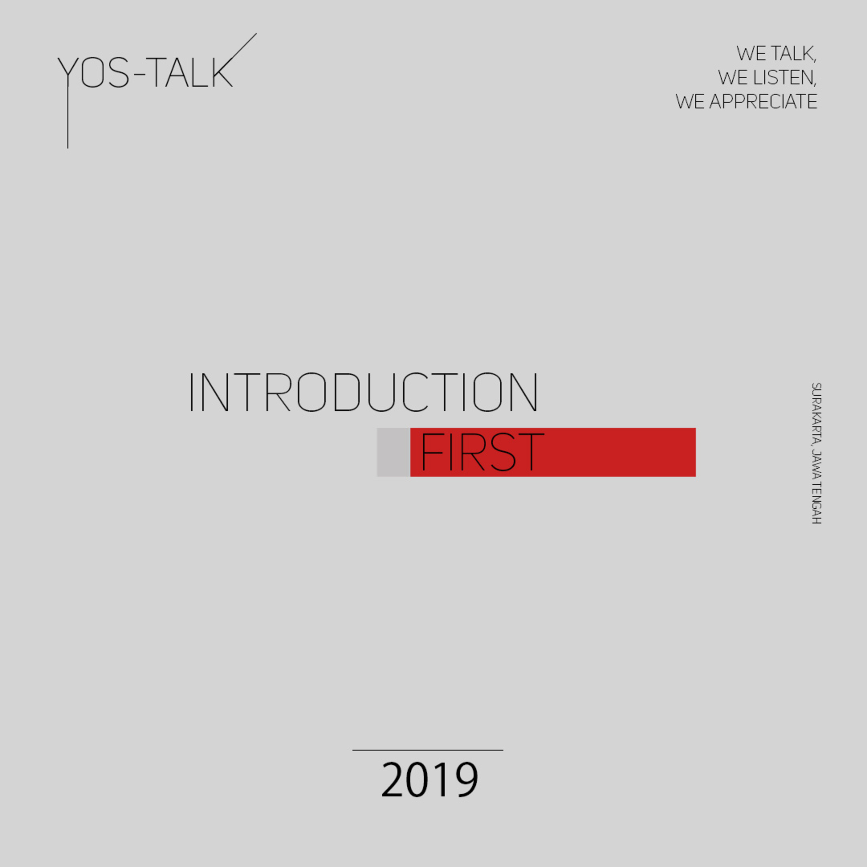 INTRODUCTION FIRST