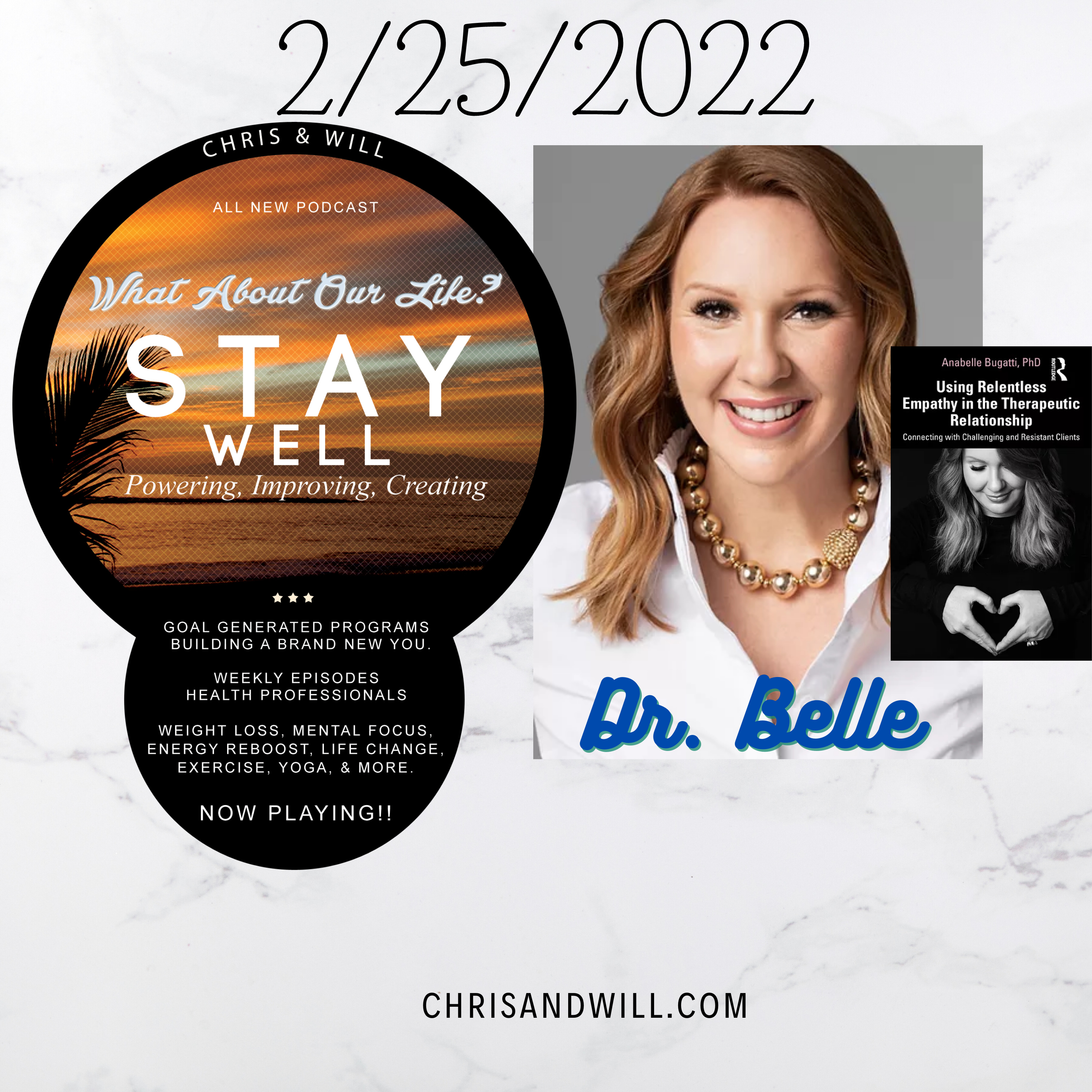 3.20 Show guest: Dr. Anabelle Bugatti, PHD, LMFT (Certified EFT Supervisor & Therapists) episode artwork